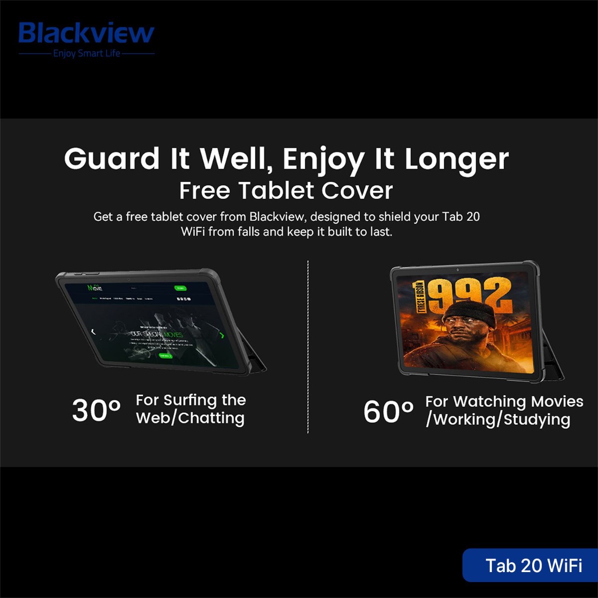 Blackview Tab 20 WiFi Tablet Device - (10.1inch | 64 + 4GB | WiFi)