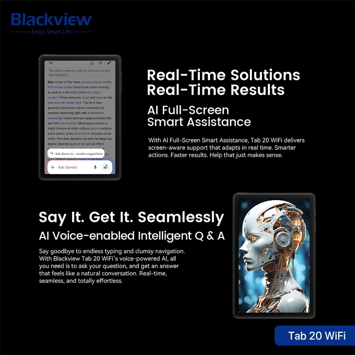 Blackview Tab 20 WiFi Tablet Device - (10.1inch | 64 + 4GB | WiFi)