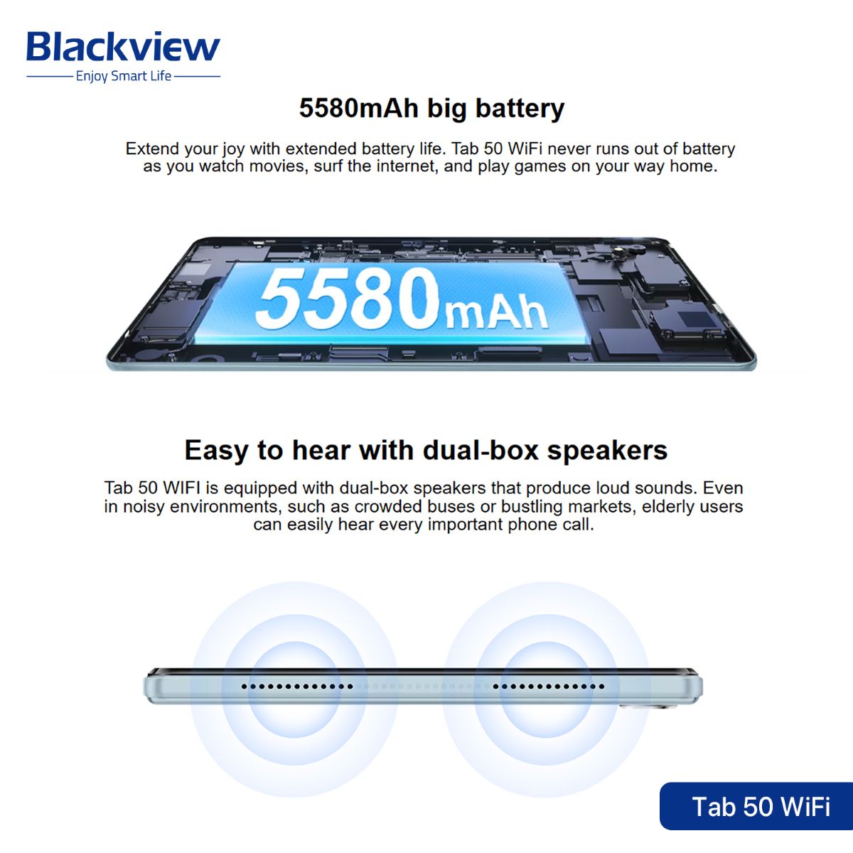 Blackview Tab 50 WiFi Tablet - (8 inch)