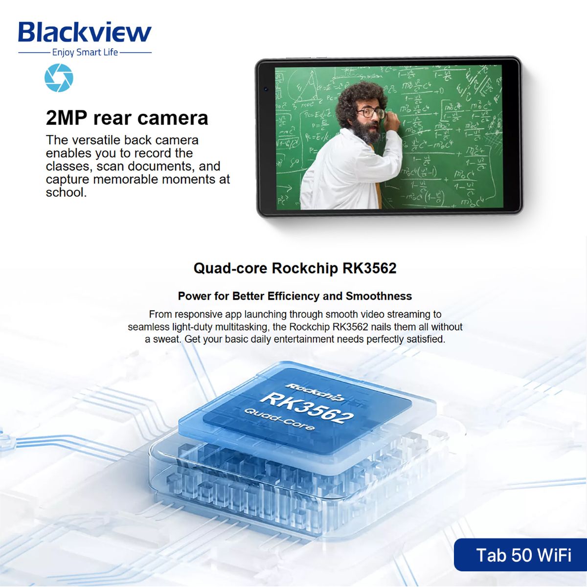 جهاز تابلت Blackview Tab 50 WiFi - (8 انش)