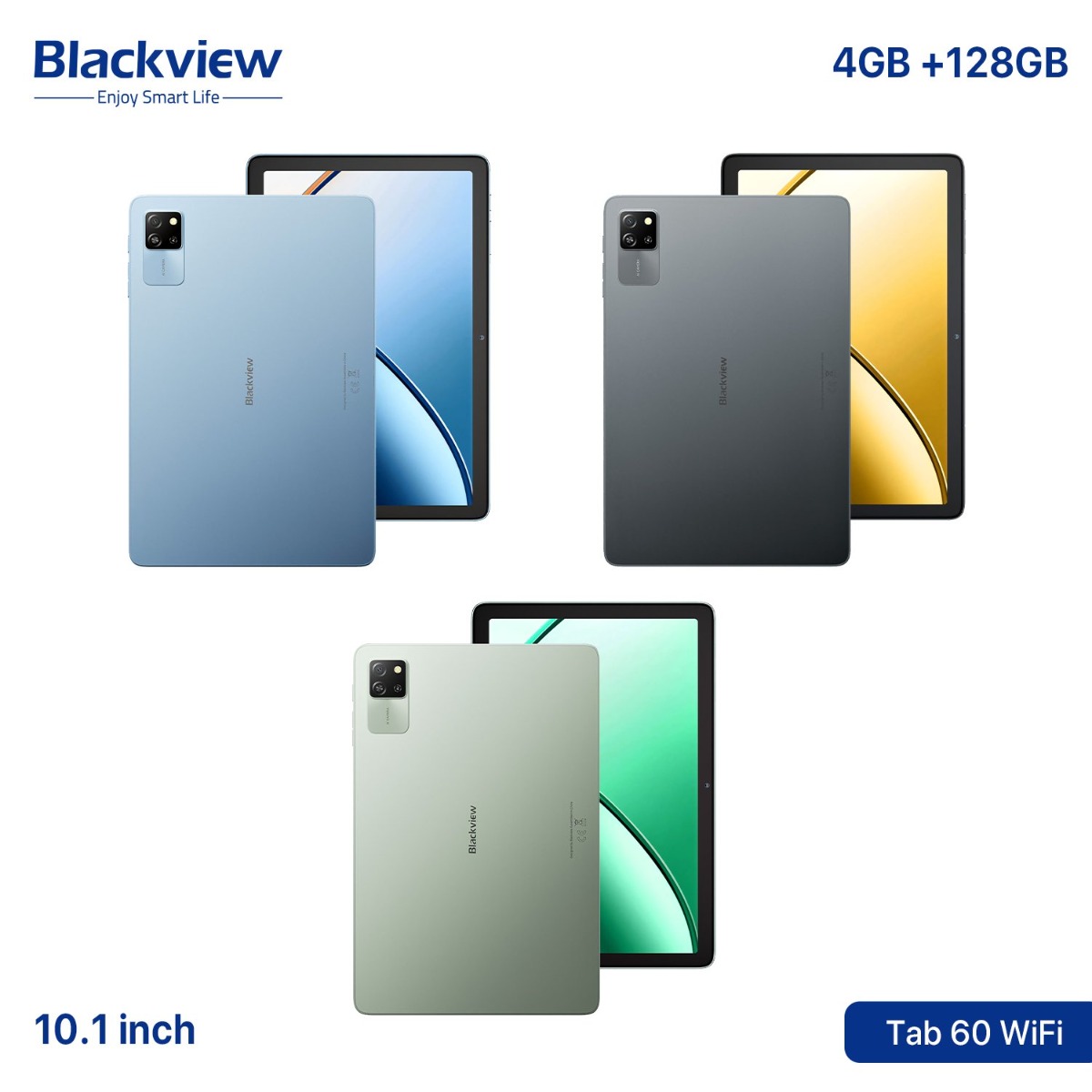جهاز تابلت Blackview Tab 60 WiFi - (10.1 انش | 128 + 4 جيجابايت | WiFi)