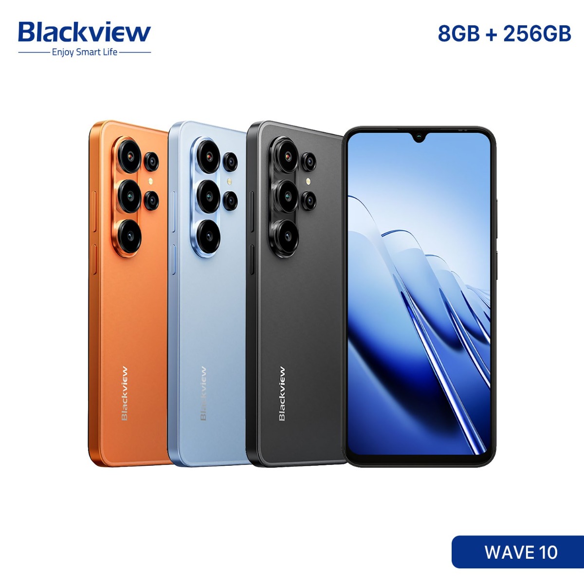 جهاز موبايل Blackview WAVE 10 - (256 جيجا + 8 جيجا | 4G)