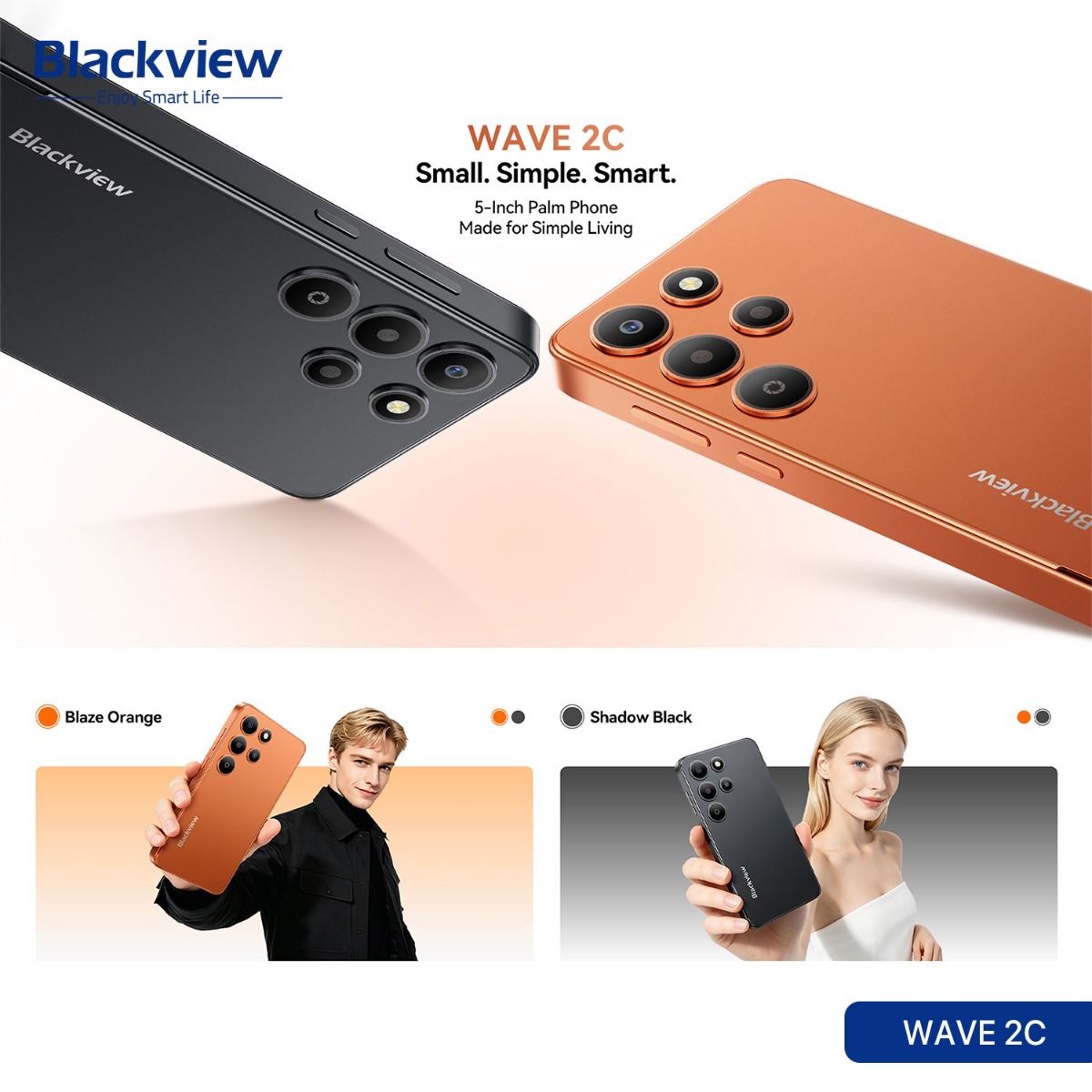 جهاز موبايل Blackview WAVE 2C - (32 جيجا + 3 جيجا | 4G)
