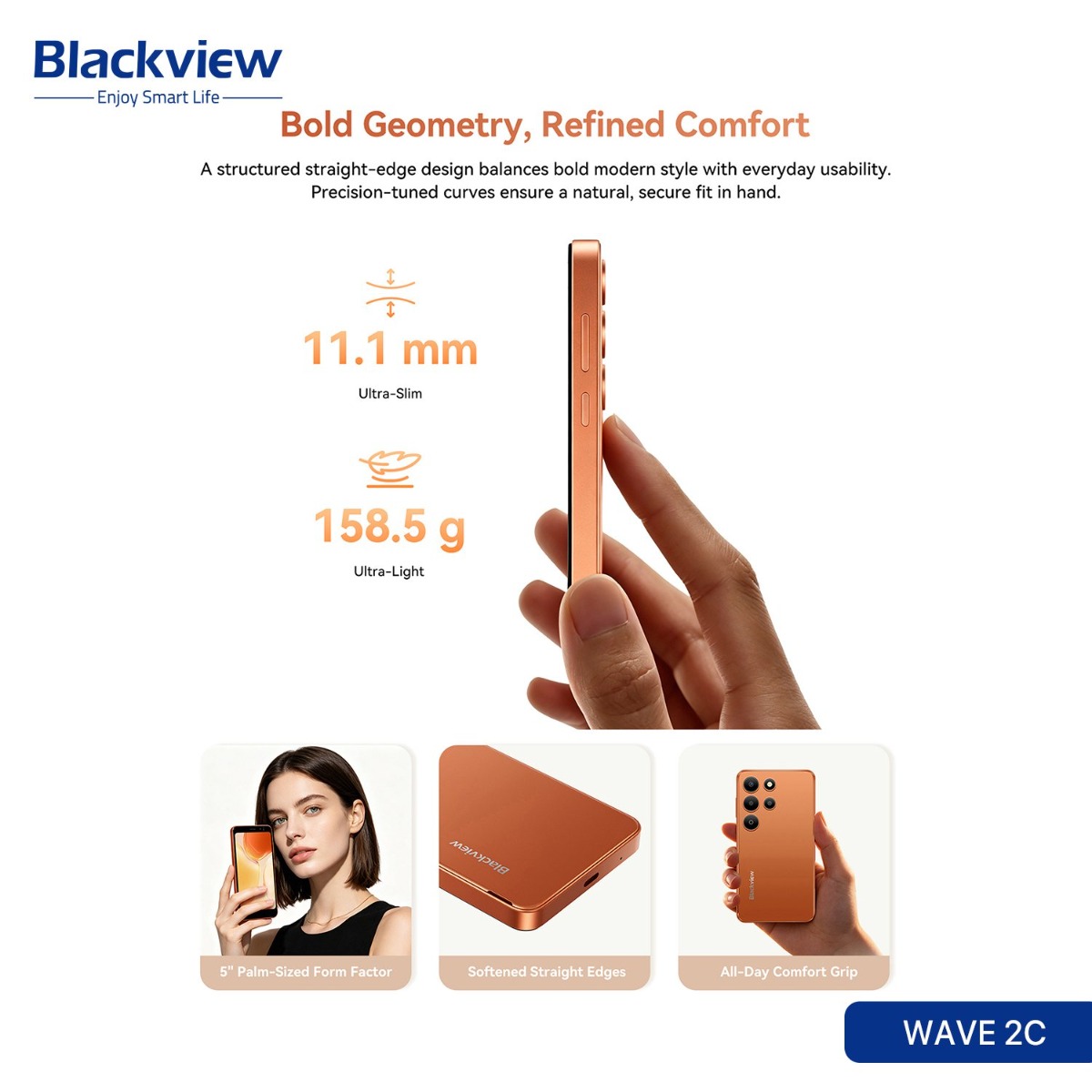 جهاز موبايل Blackview WAVE 2C - (32 جيجا + 3 جيجا | 4G)