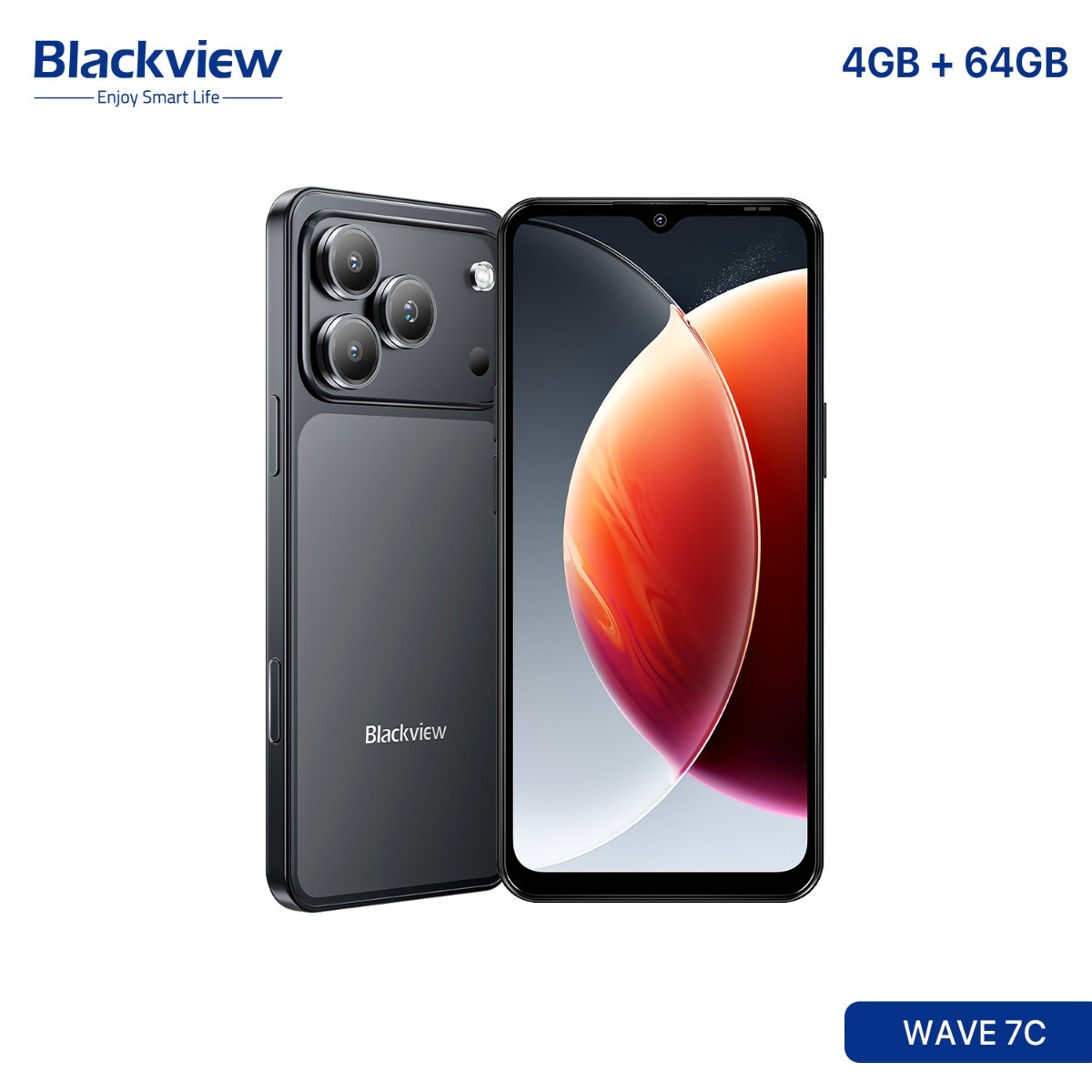 جهاز موبايل Blackview WAVE 7C - (64 جيجا + 4 جيجا | 4G)