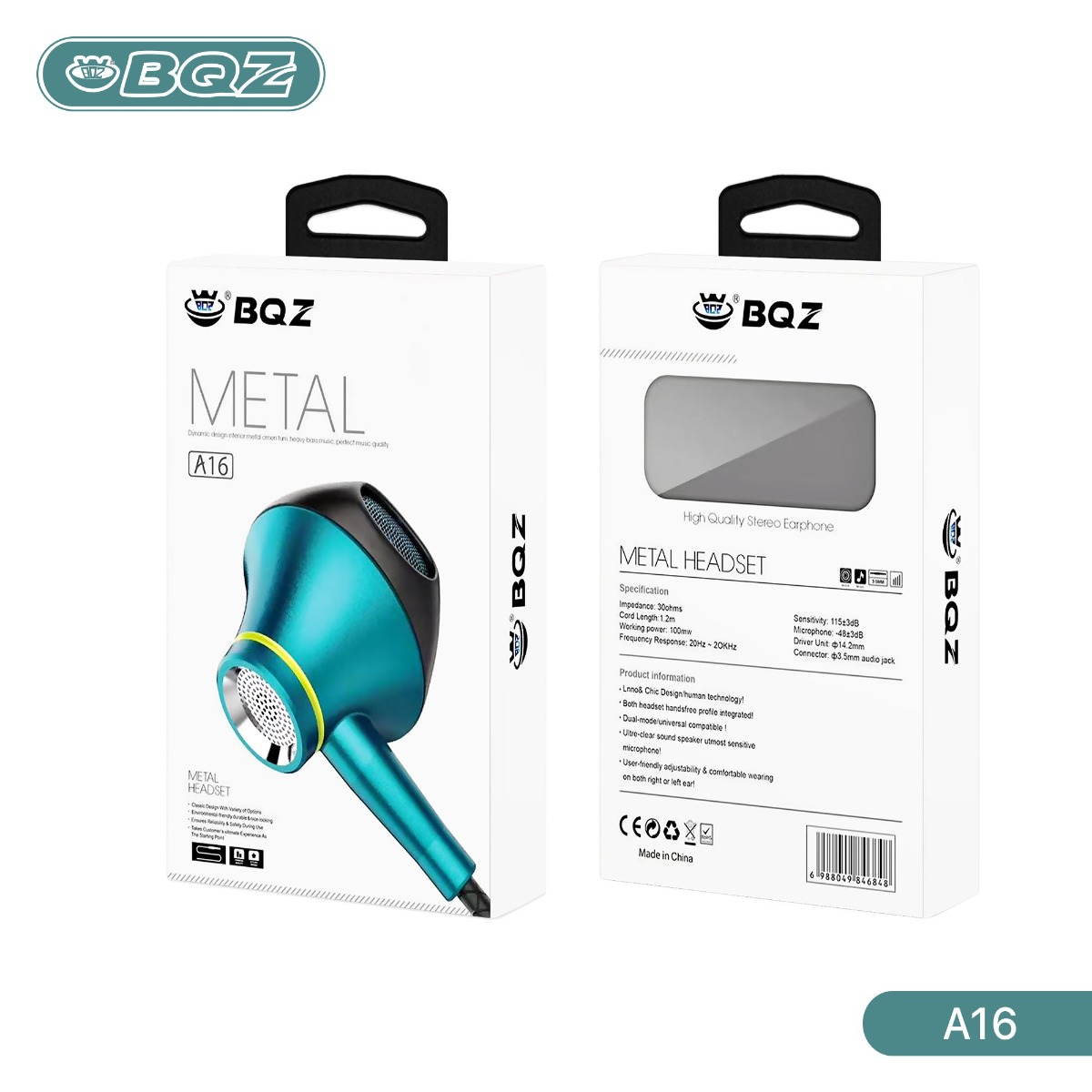 سماعة أذن BQZ A16