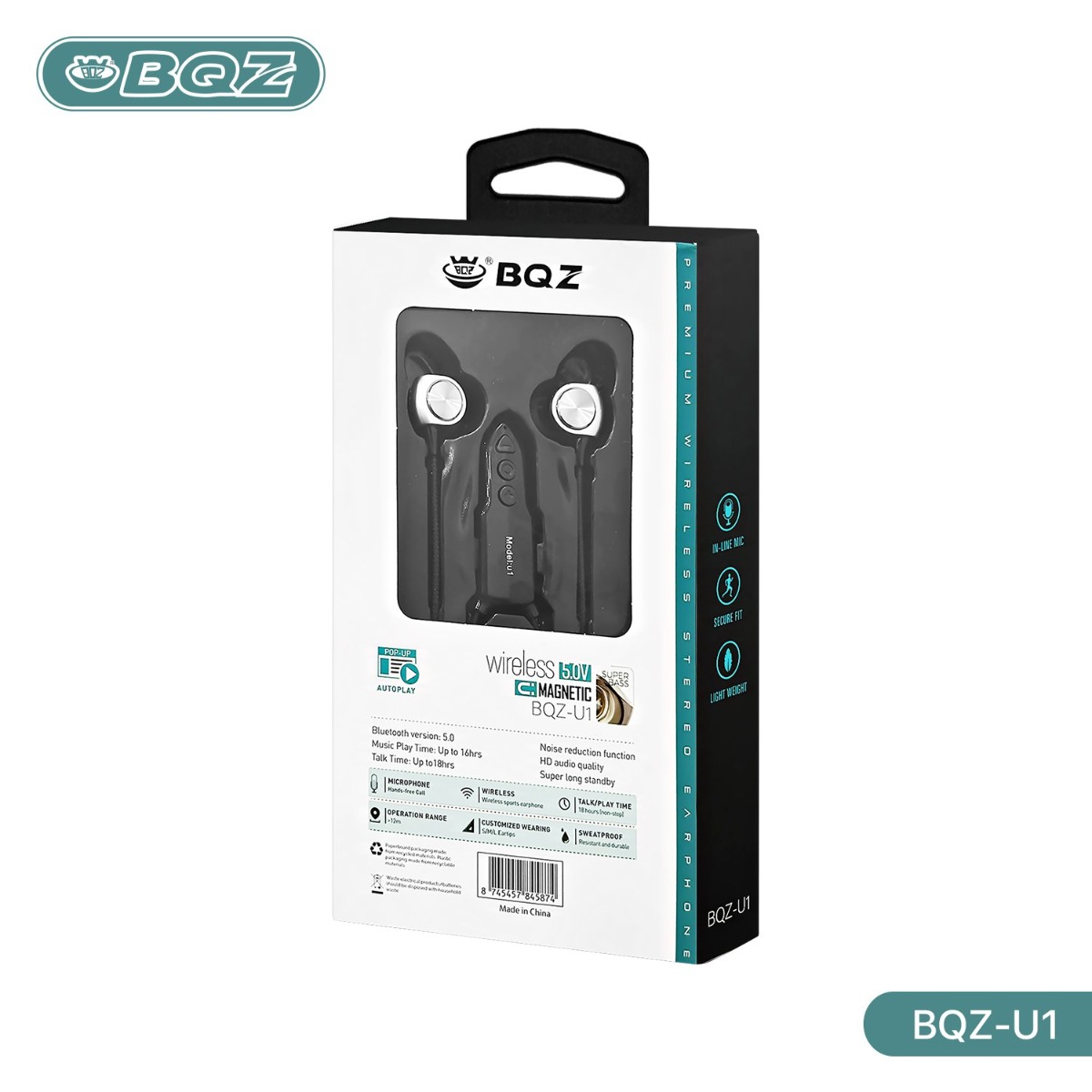 BQZ BQZ-U1 Sport Bluetooth Earphone