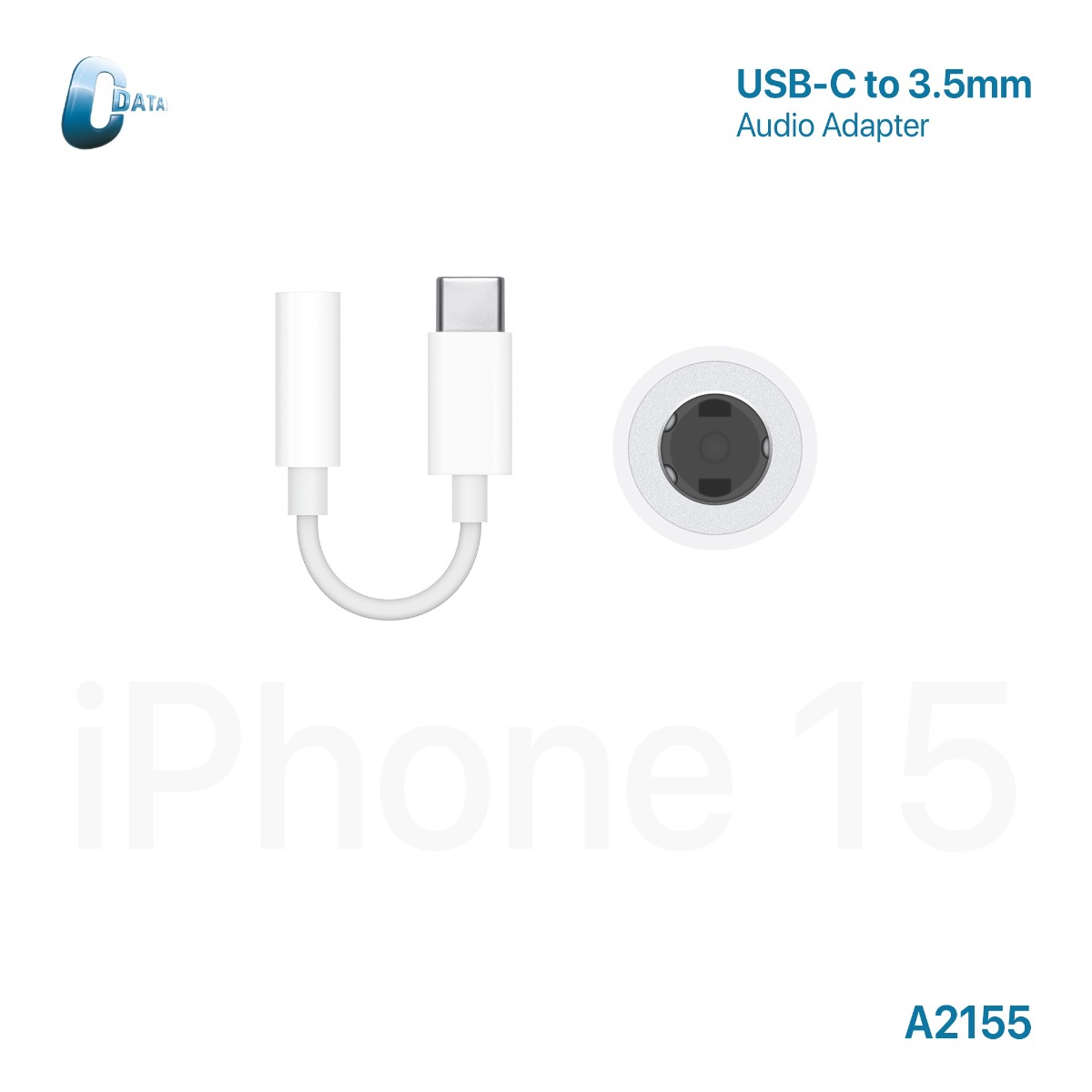 Original C-Data Type-C to 3.5mm Audio Adapter