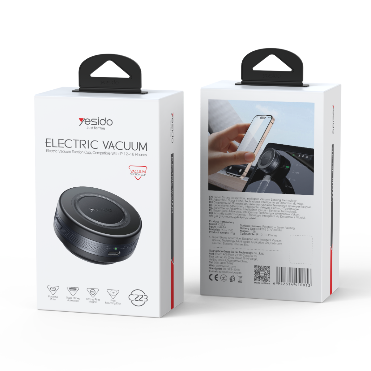 YESIDO C223 2in1 Magnetic Mobile Phone Holder with MagSafe