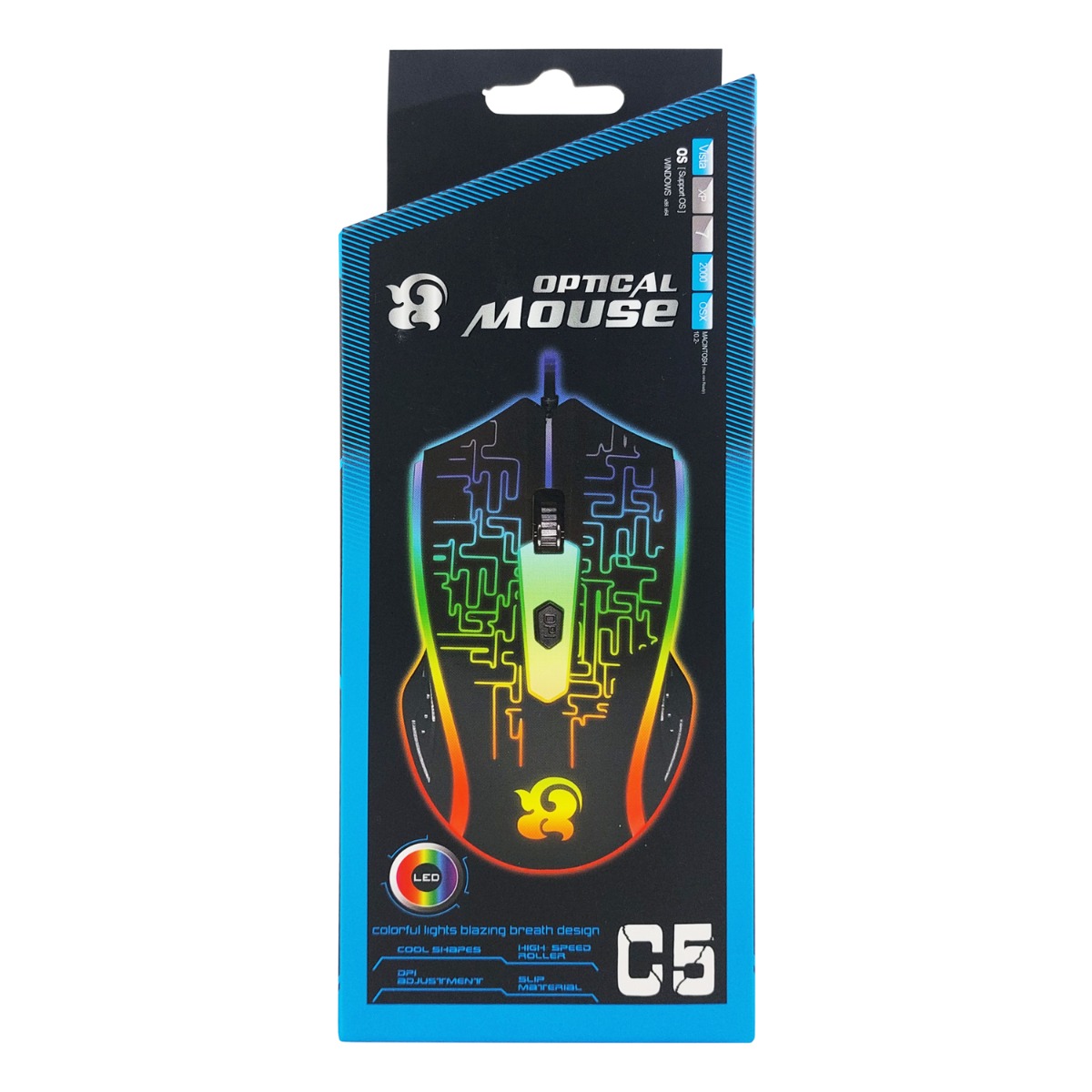 C5 Wired Optical Gaming Mouse