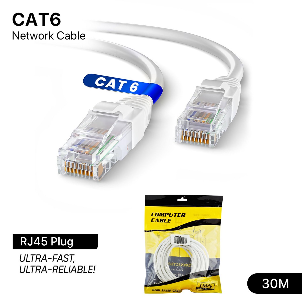 كيبل CAT6 30M Network