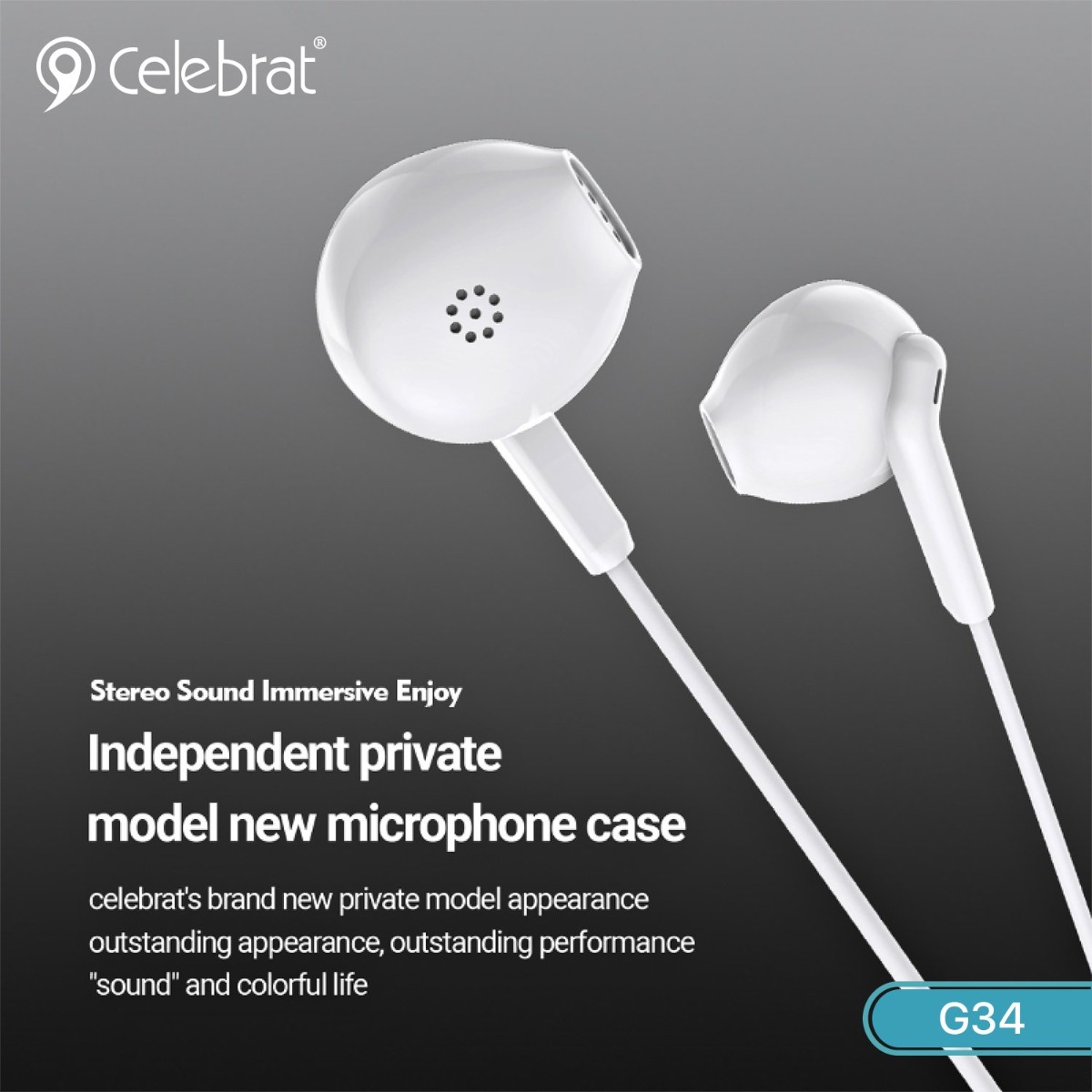 سماعة أذن Celebrat G34