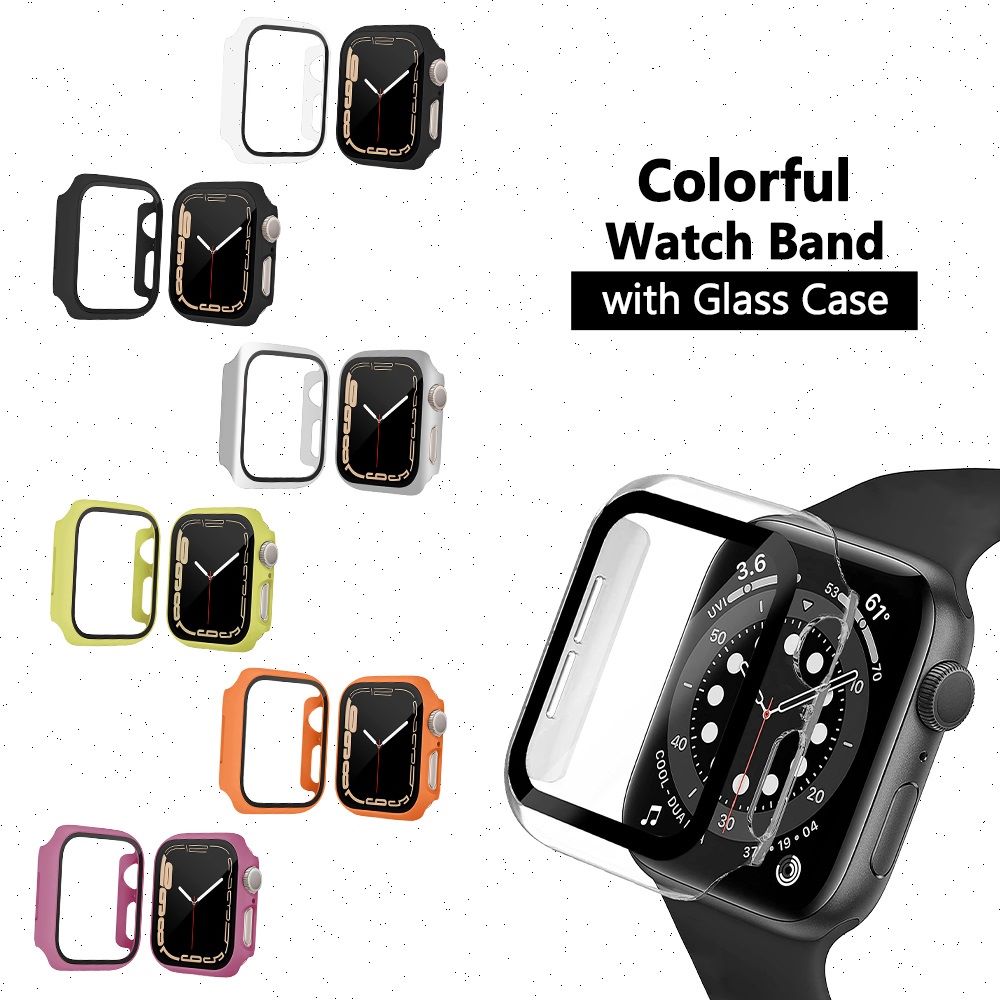 Colorful Watch Case with Screen Protection