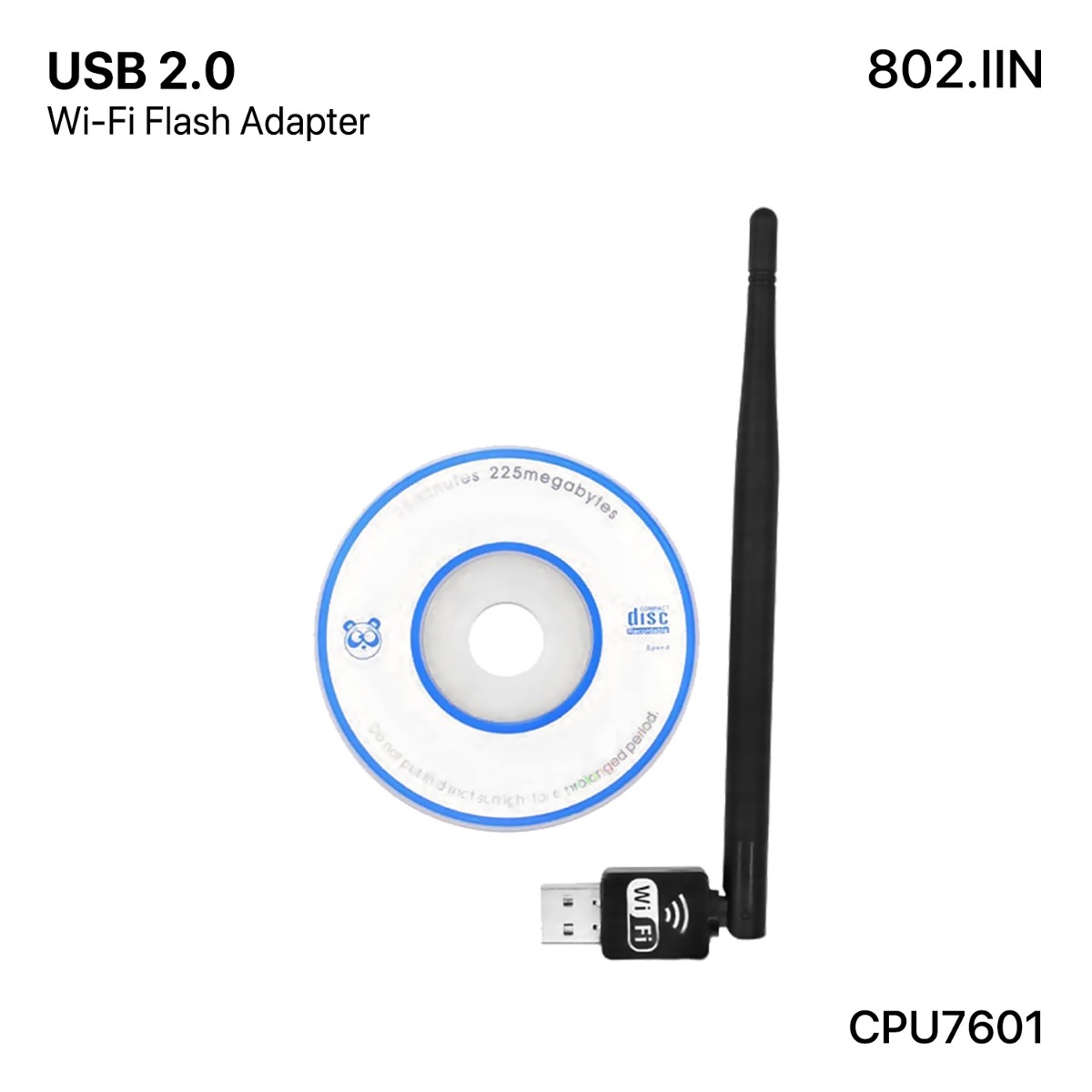 Wireless Flash Adapter with Antenna