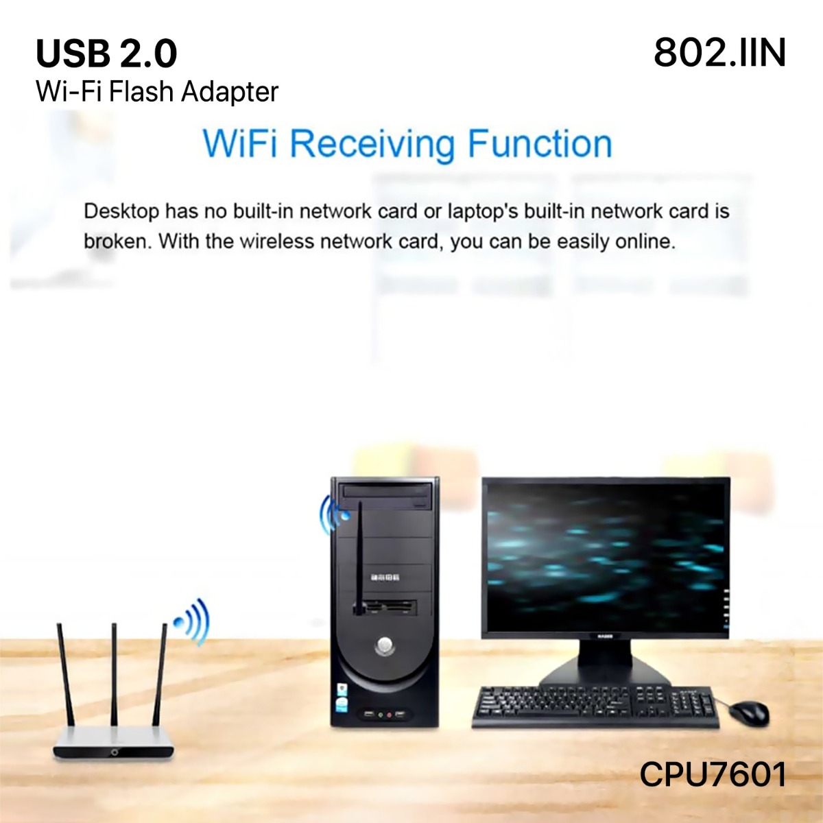 Wireless Flash Adapter with Antenna