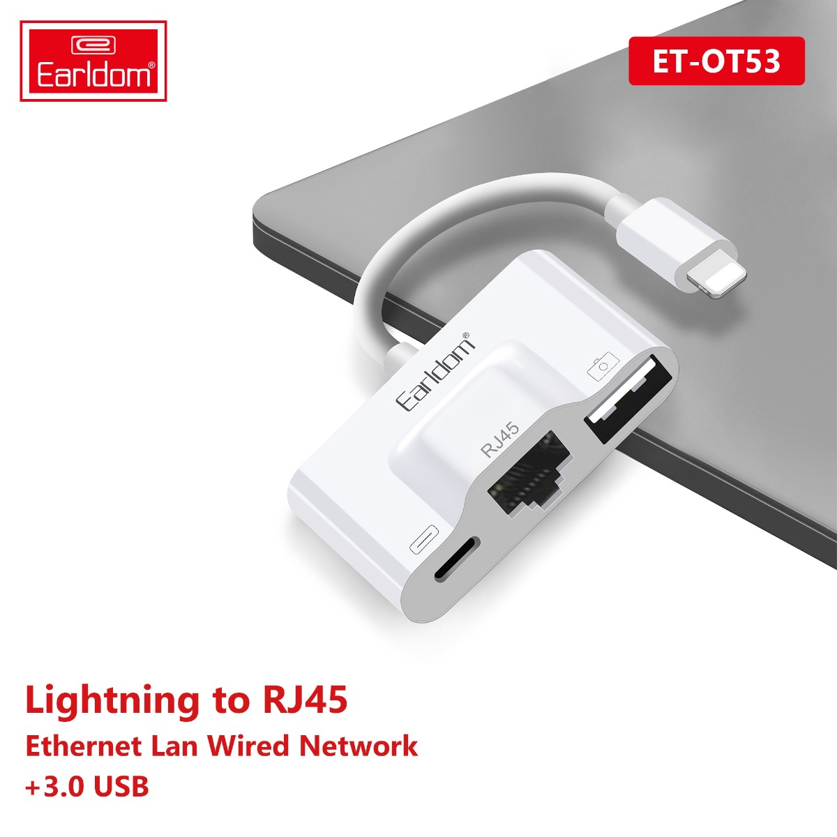 Earldom ET-OT53 3in1 Charging Adapter