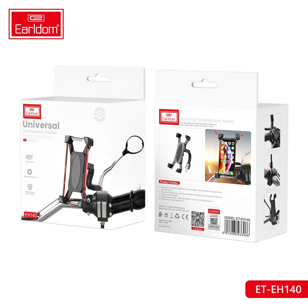Earldom ET-EH140 Bicycle Mobile Phone Holder