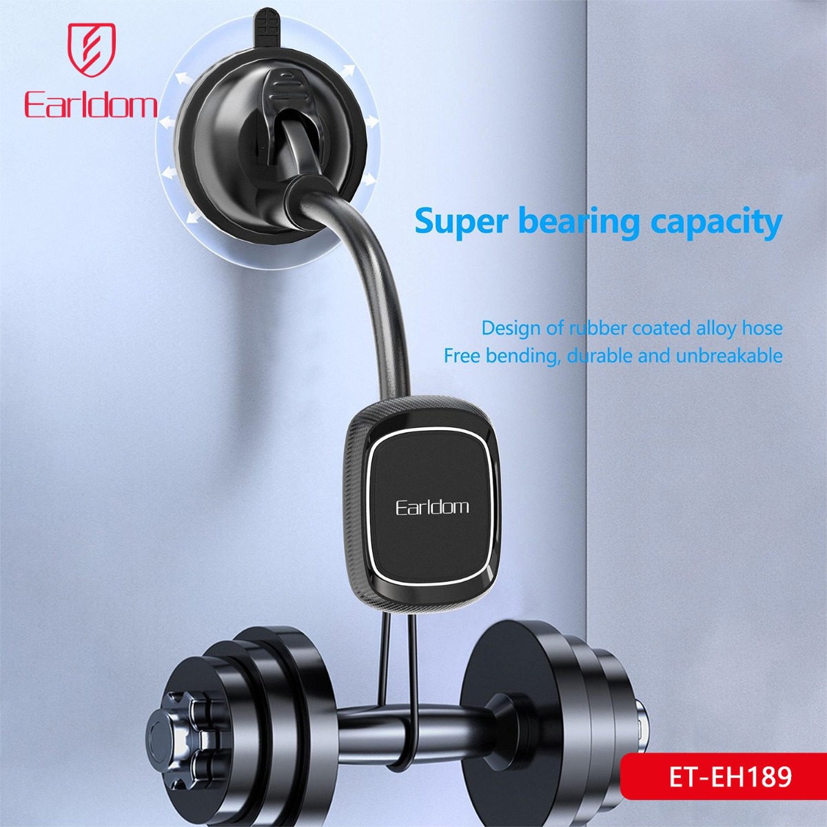 Earldom ET-EH189 2in1 Long Arm Magnetic Mobile Phone Holder
