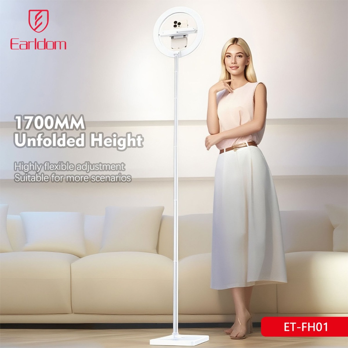 ستاند Earldom ET-FH01 أرضي مع رنج إضاءة