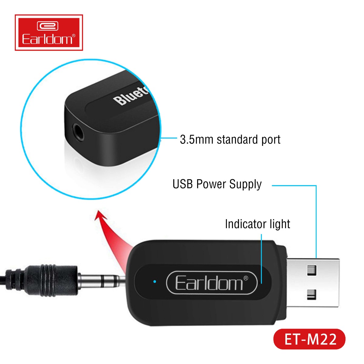 Earldom ET-M22 Bluetooth Flash Dongle