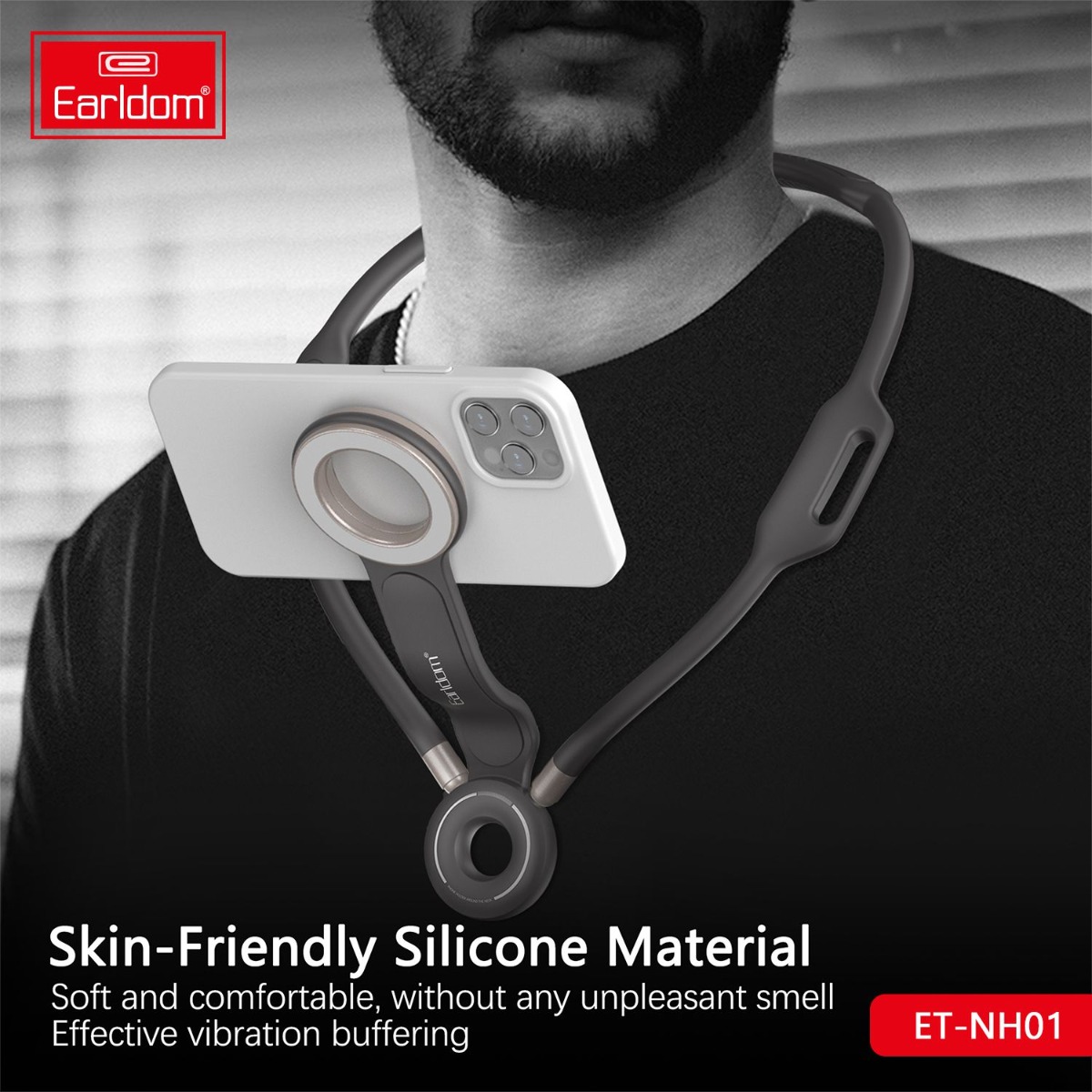 Earldom ET-NH01 Magnetic Neck Mobile Phone Holder
