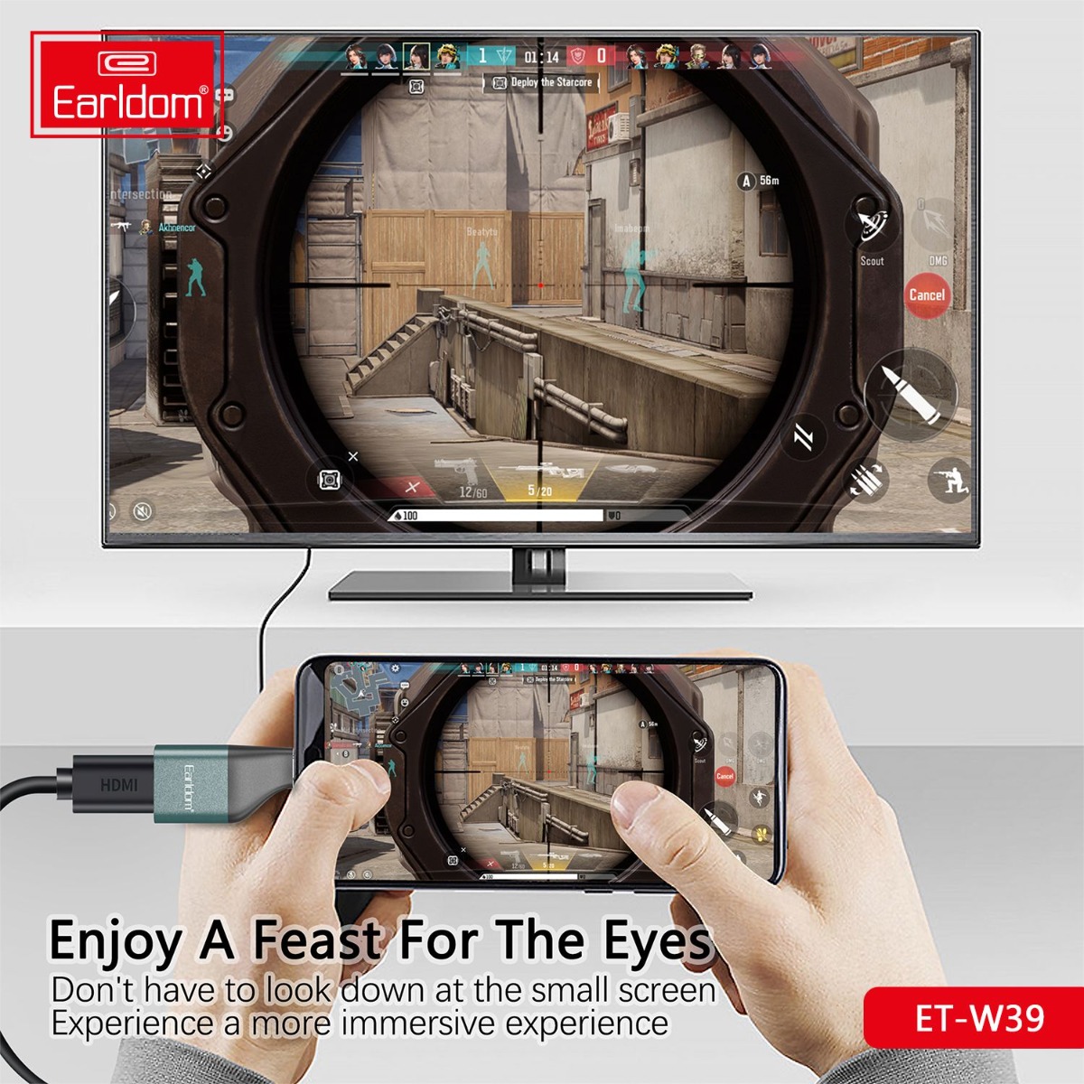 تحويلة فيديو Earldom ET-W39 HDTV