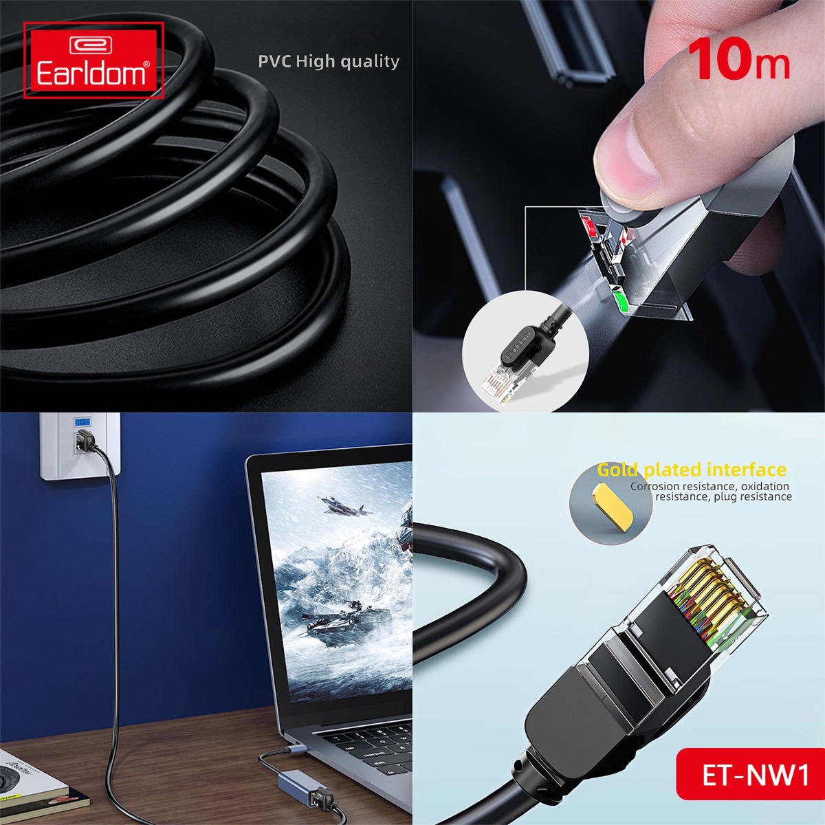 Earldom ET-NW1 10M Network Cable