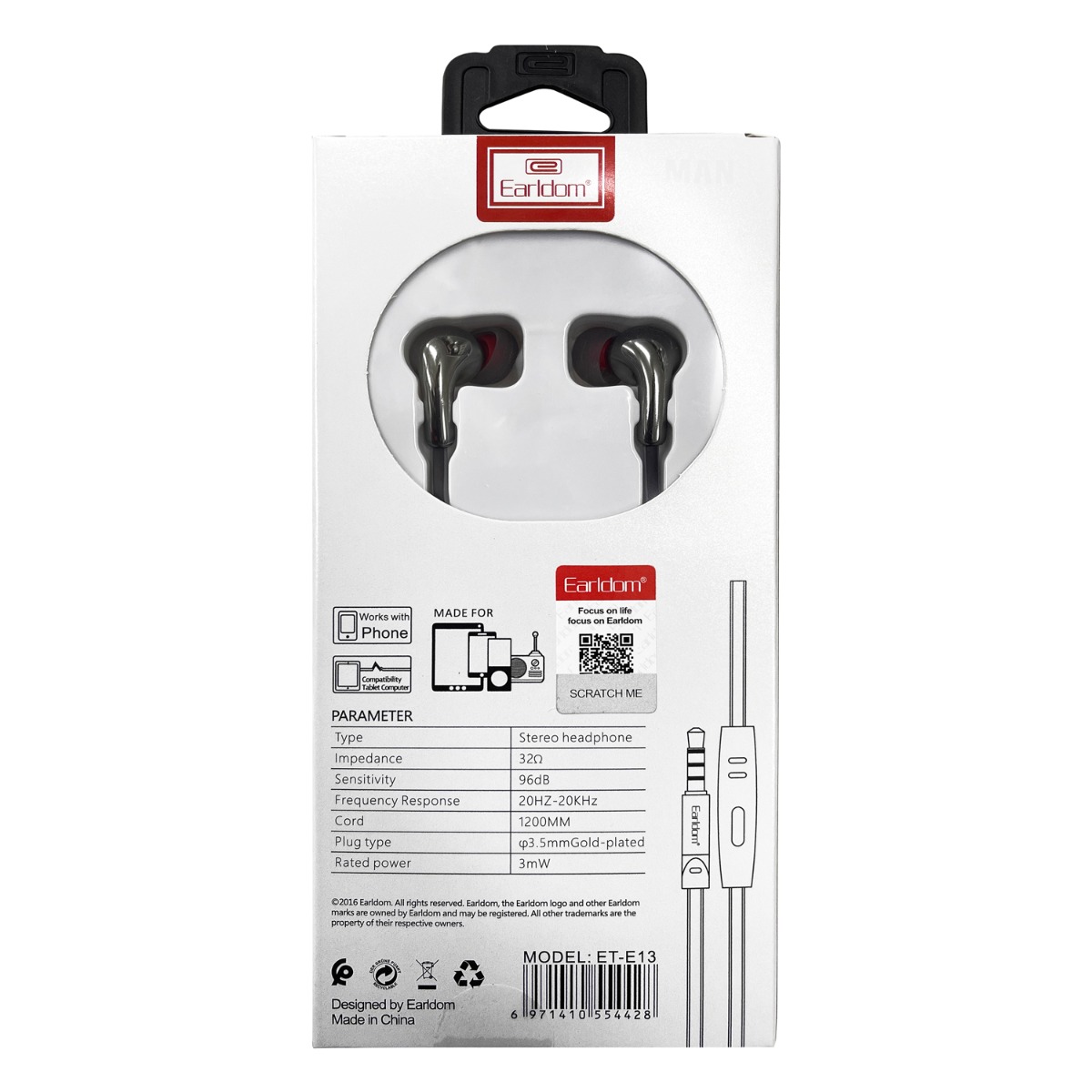 Earldom ET-E13 Earphone