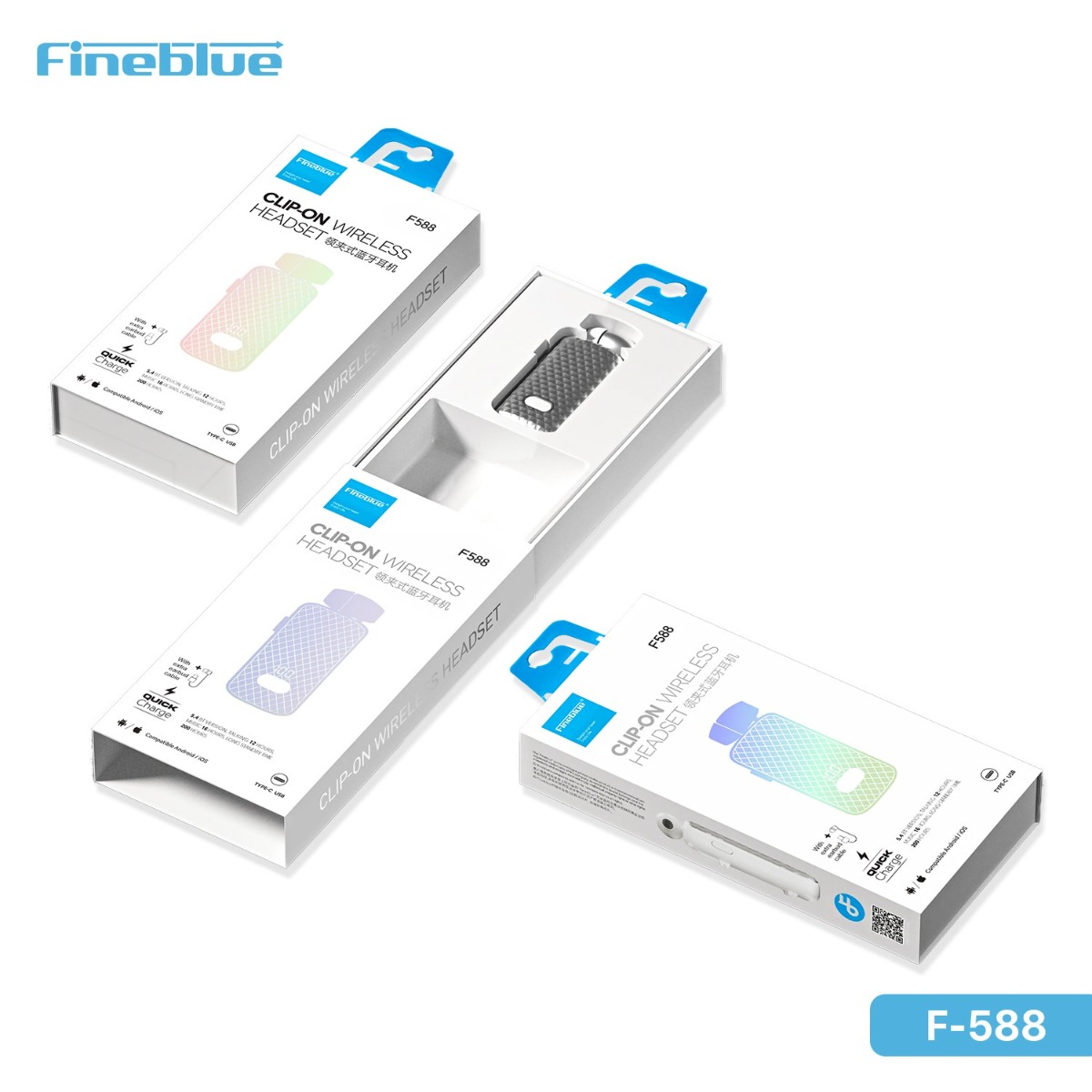 FineBlue F588 Bluetooth Earphone
