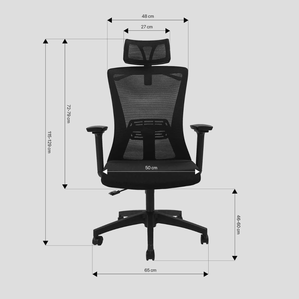 كرسي المكتب FANTECH OCA258SV2 2D