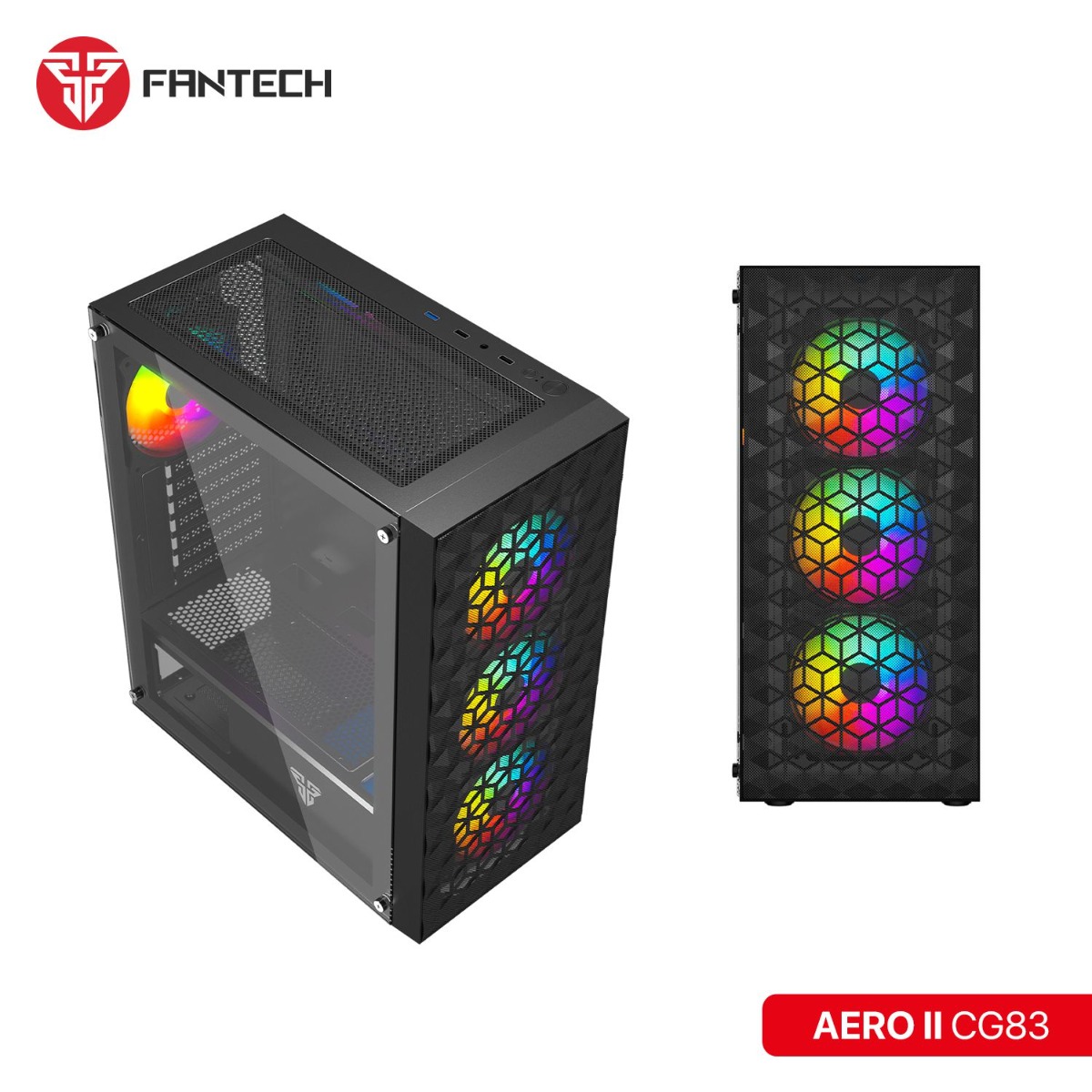 FANTECH AERO II CG83 Middle Tower Gaming Computer Case