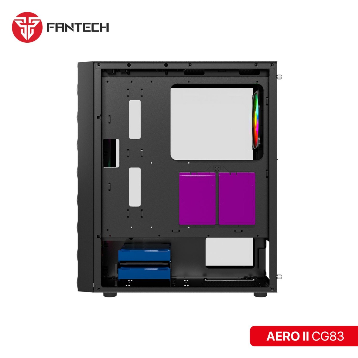 FANTECH AERO II CG83 Middle Tower Gaming Computer Case