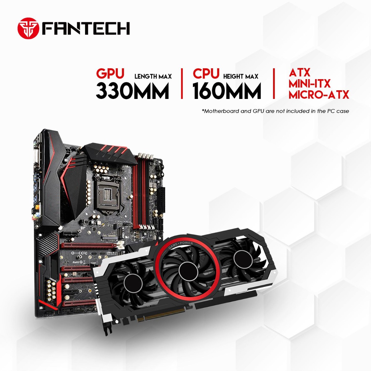 FANTECH AERO II CG83 Middle Tower Gaming Computer Case