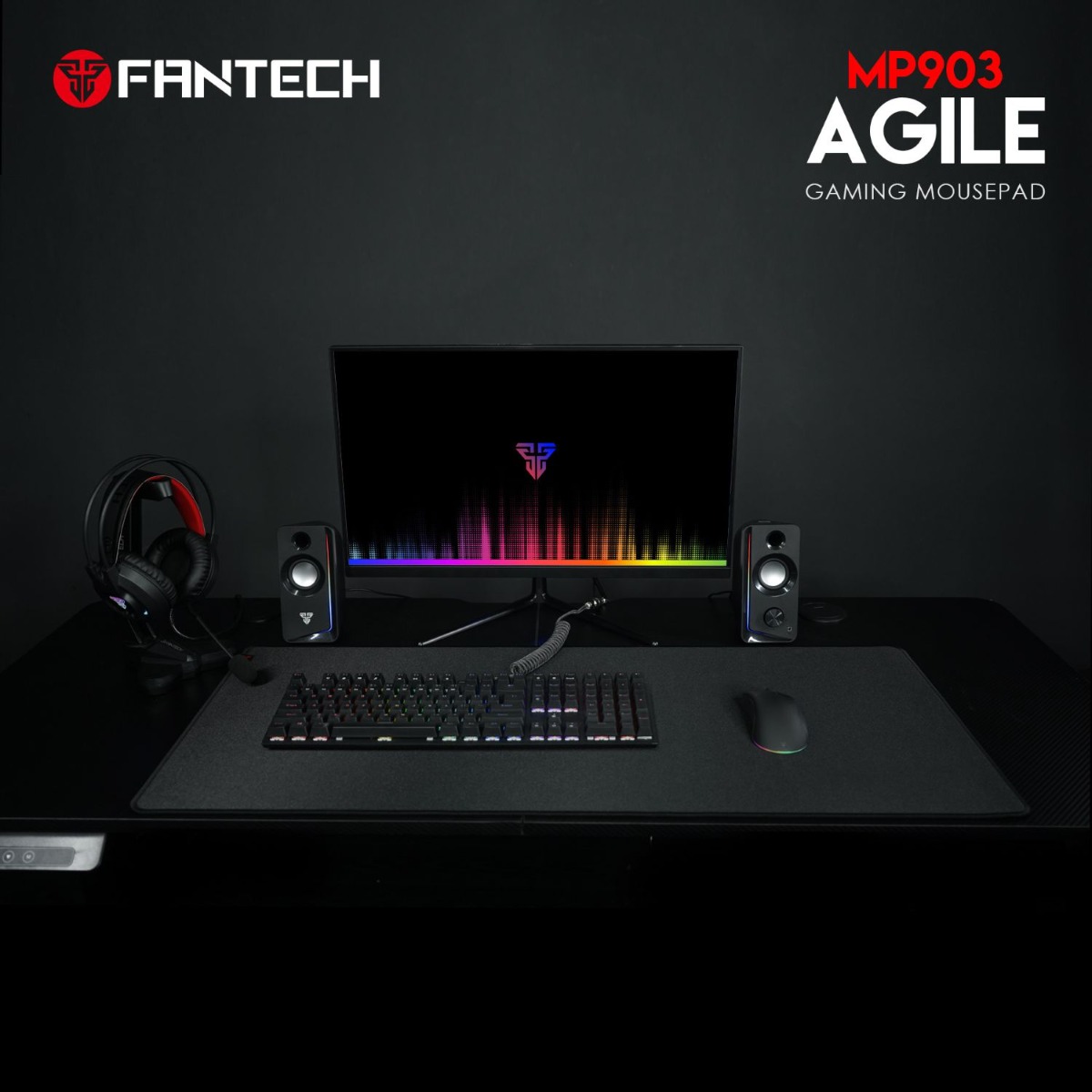 FANTECH AGILE MP903 Gaming Mouse & Keyboard Pad