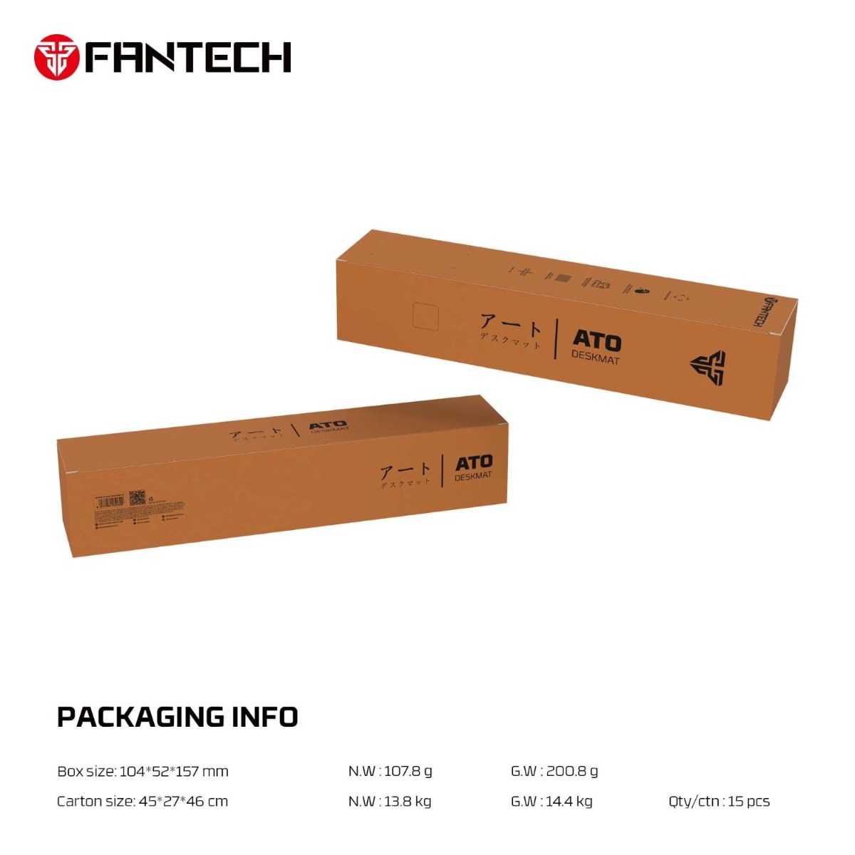 FANTECH ATO KATSUYAMA MP905 Gaming Mouse & Keyboard Pad