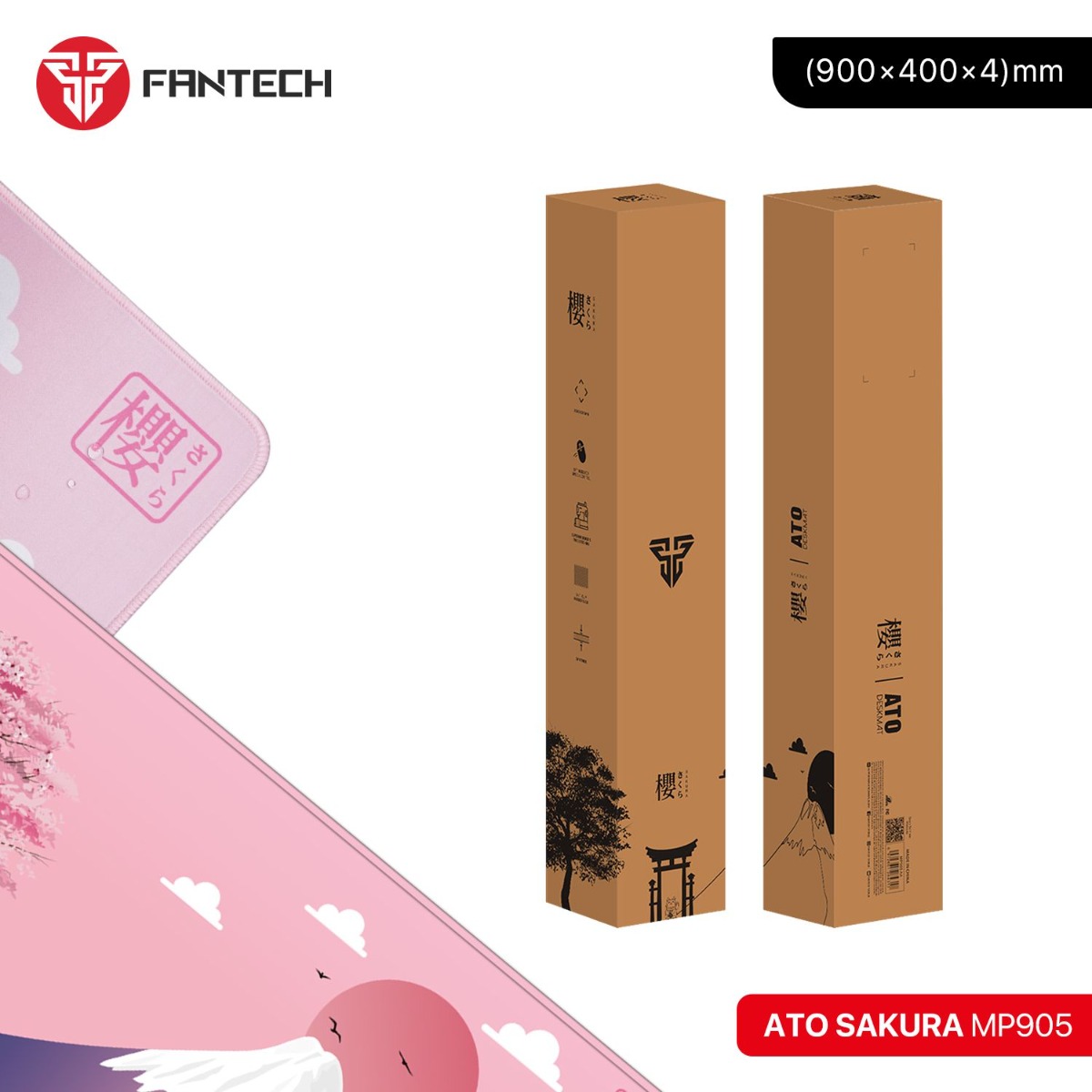 باد الماوس والكيبورد FANTECH ATO SAKURA MP905 للألعاب