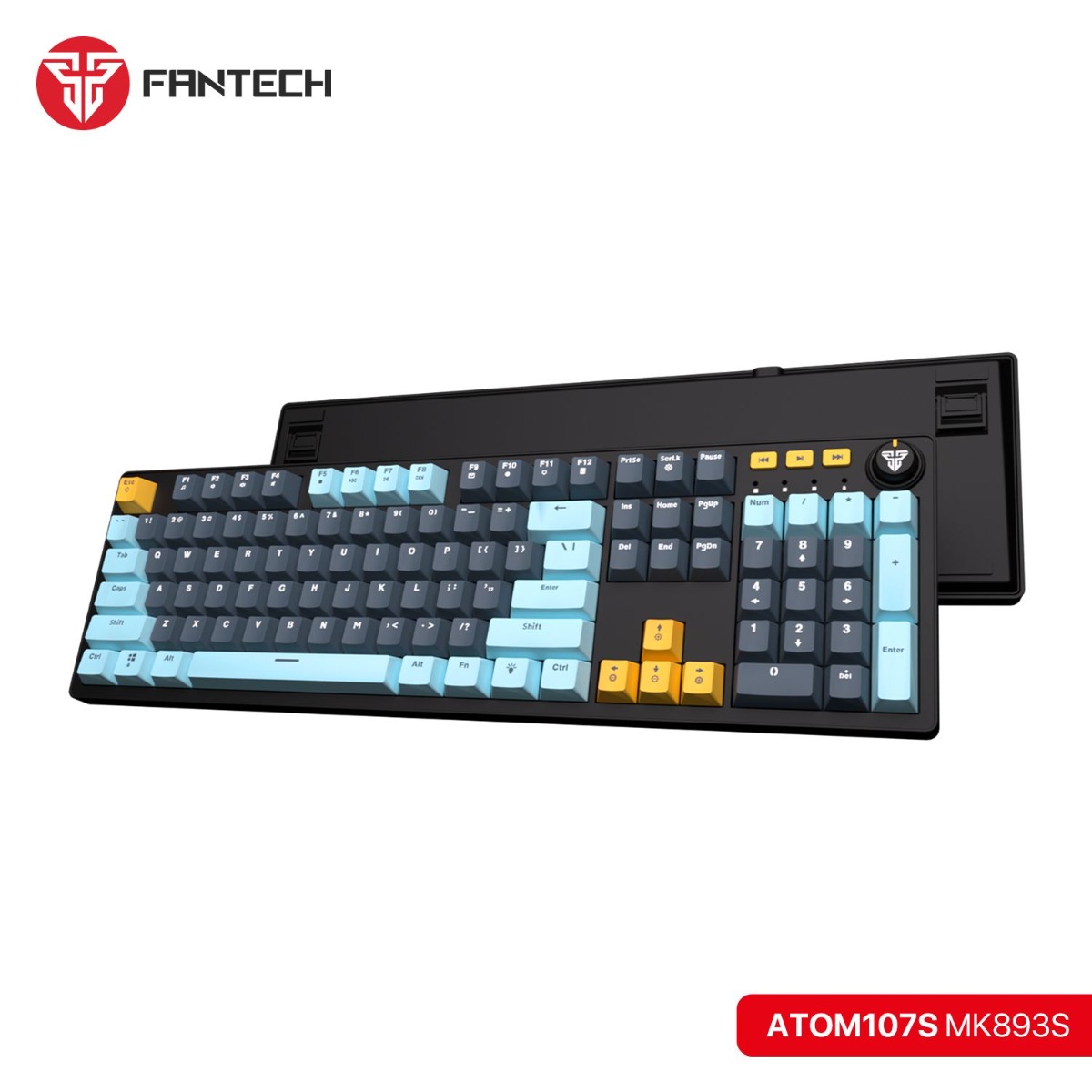 FANTECH ATOM107S MK893S Mechanical Wired Gaming Keyboard - (107 Key)