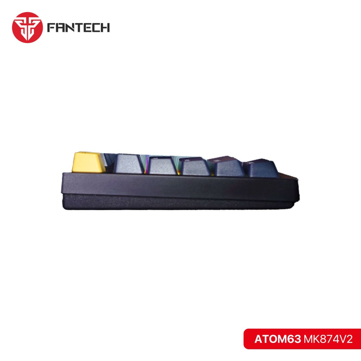 كيبورد FANTECH ATOM63 MK874V2 Mechanical سلكي للألعاب - (63 كبسة)