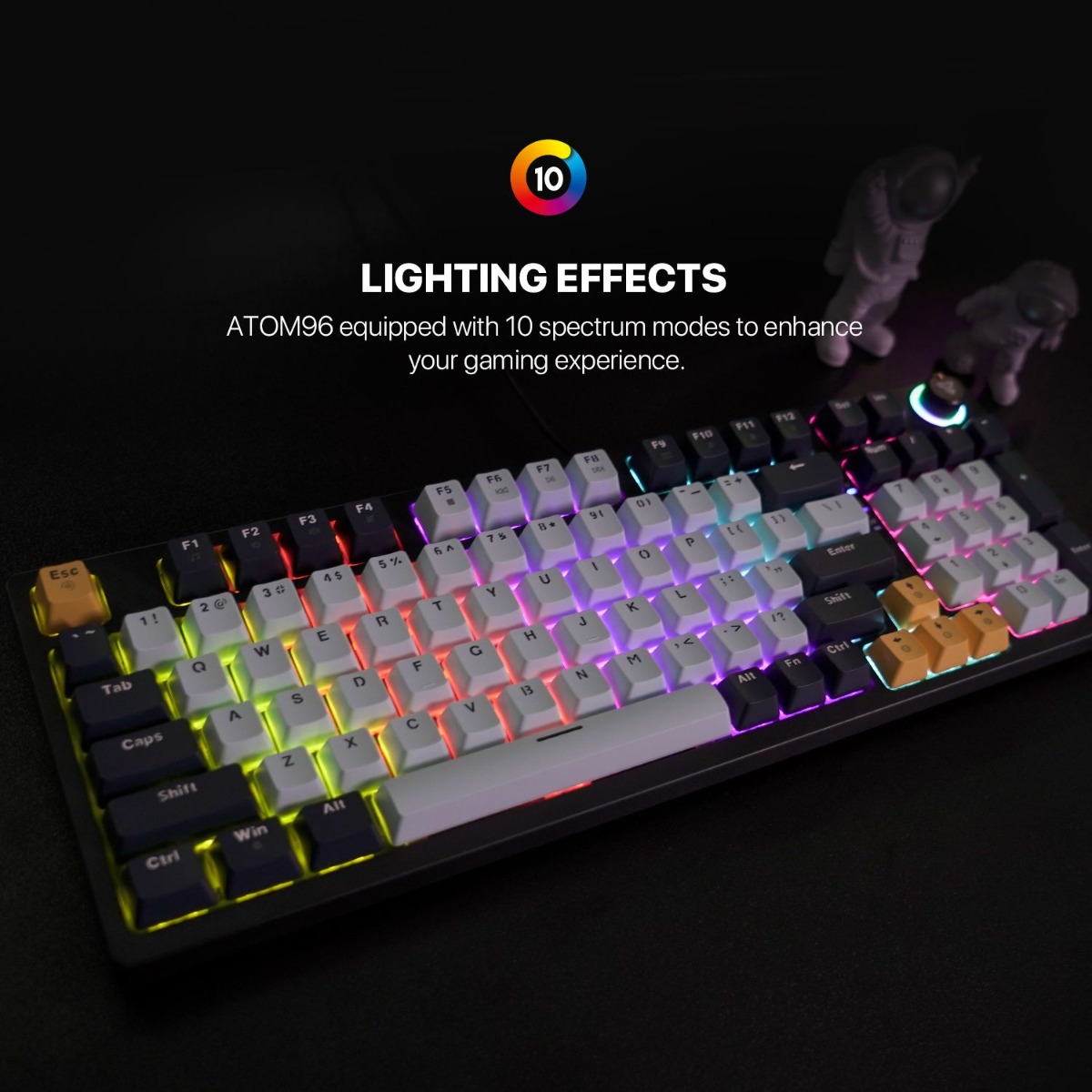 FANTECH ATOM96 MK890V2 Mechanical Wired Gaming Keyboard - (96 Key)