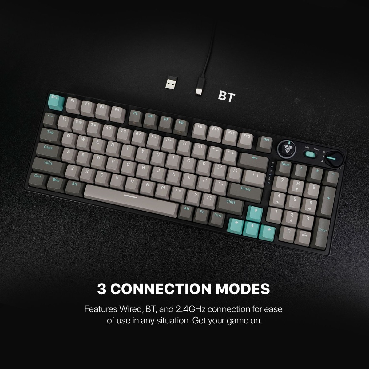 FANTECH ATOM PRO96 MK914 3in1 Mechanical Gaming Keyboard - (96 Key)
