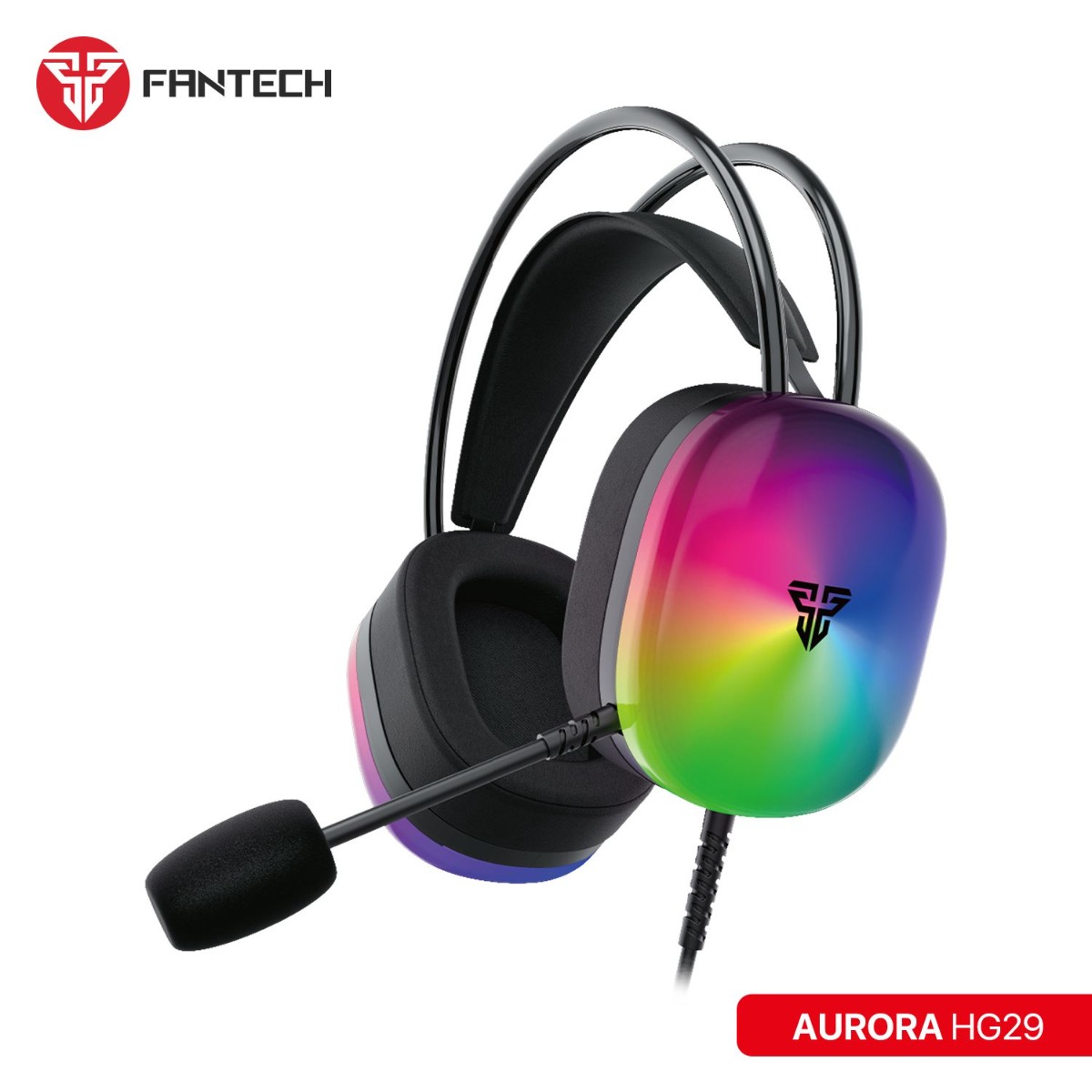 سماعة الرأس FANTECH AURORA HG29 USB 7.1 سلكية لألعاب الكمبيوتر