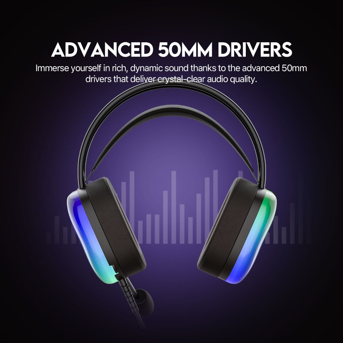 FANTECH AURORA HG29 USB 7.1 Wired Computer Gaming Headphone