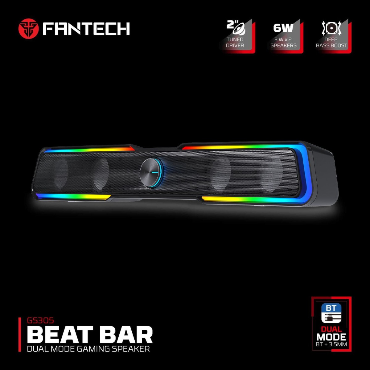 FANTECH BEAT BAR GS305 2in1 Gaming Multimedia Speaker