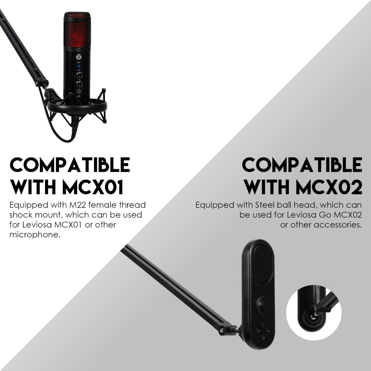 FANTECH BOOM ARM AC902S Microphone Stand
