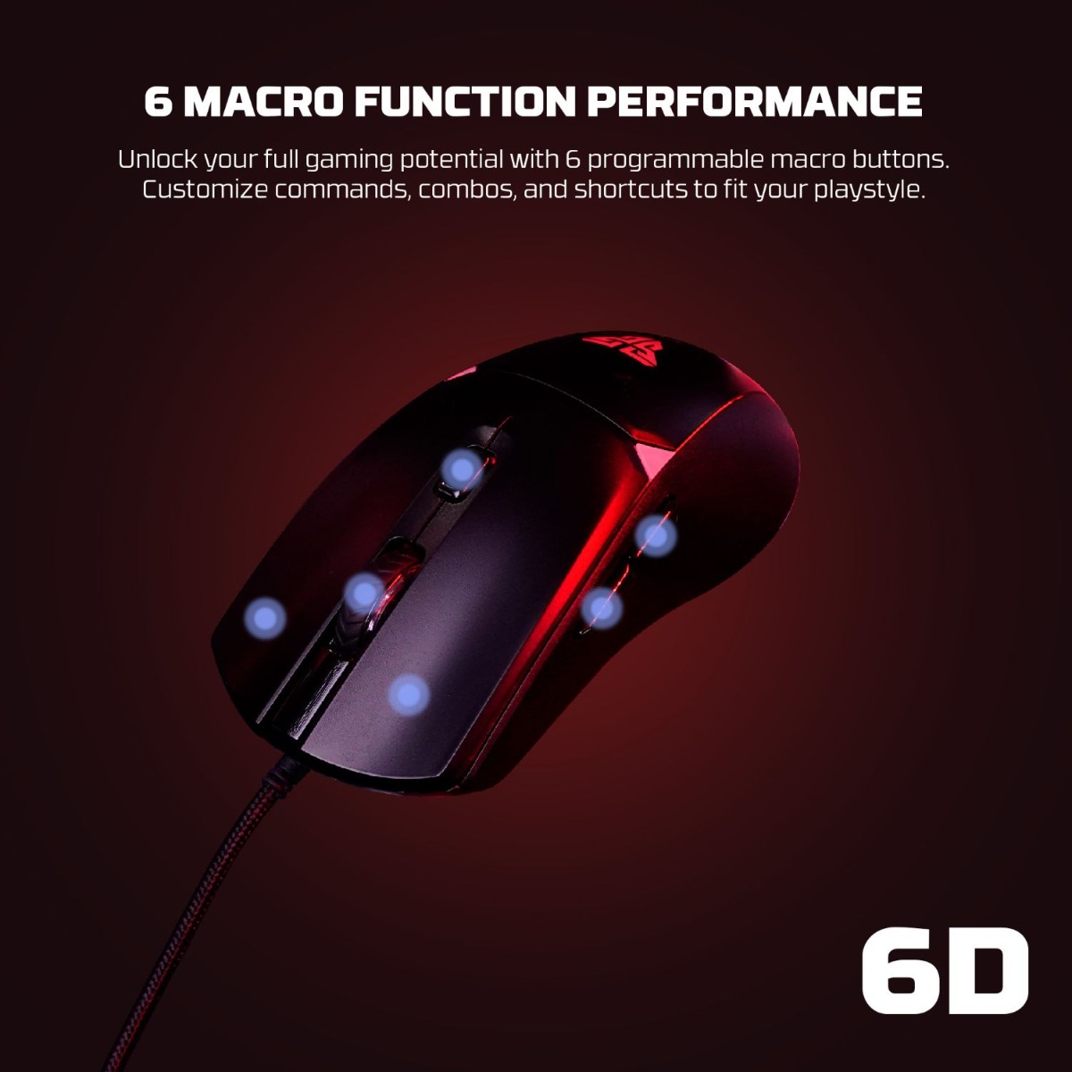 FANTECH CRYPTO II VX7V2 Wired Optical Gaming Mouse