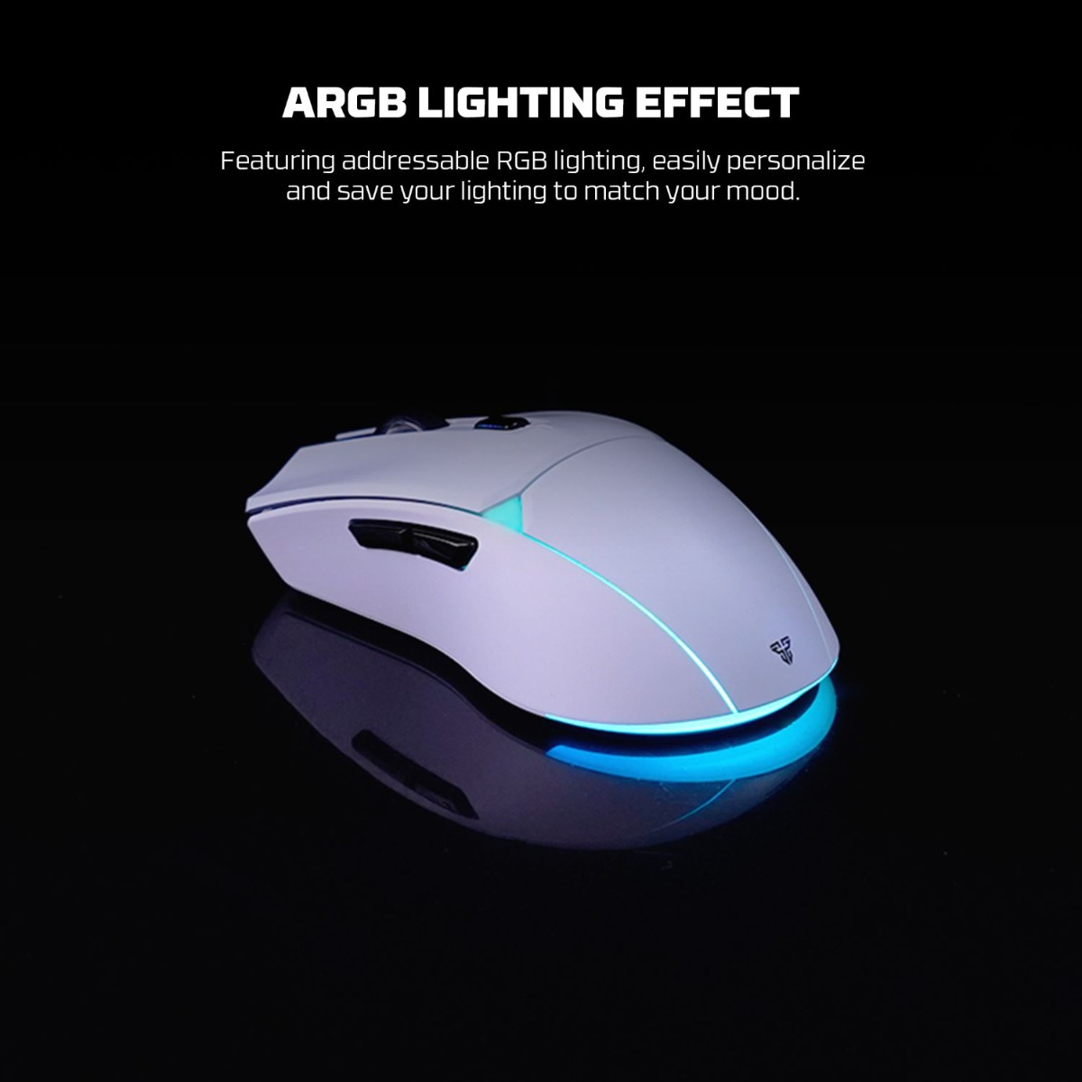 ماوس FANTECH CRYPTO II WG7V2 2in1 ضوئي للألعاب