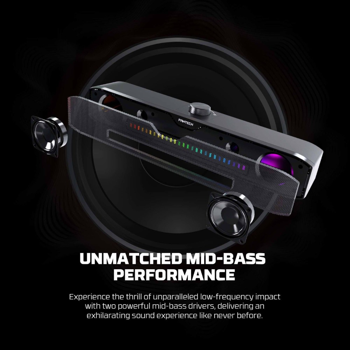 سبيكر ملتيميديا FANTECH GROOVE BAR GS303 2in1 للألعاب