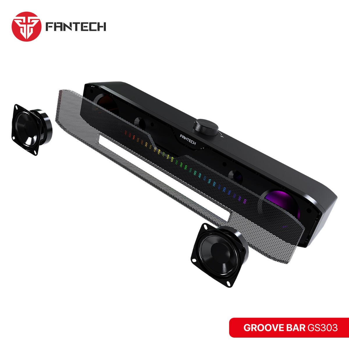 سبيكر ملتيميديا FANTECH GROOVE BAR GS303 2in1 للألعاب