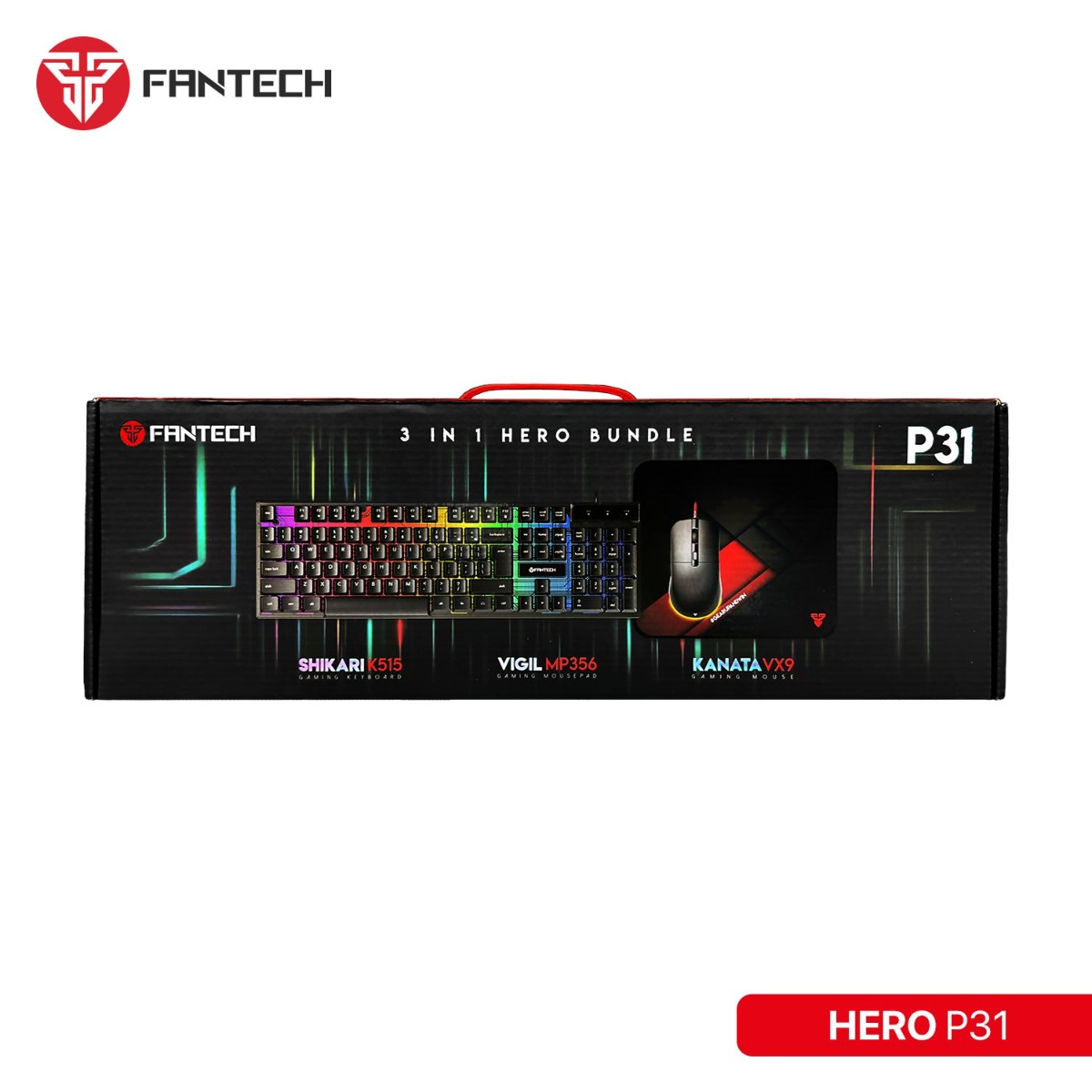 بكج اكسسوارات FANTECH HERO P31 3in1 سلكي لألعاب الكمبيوتر
