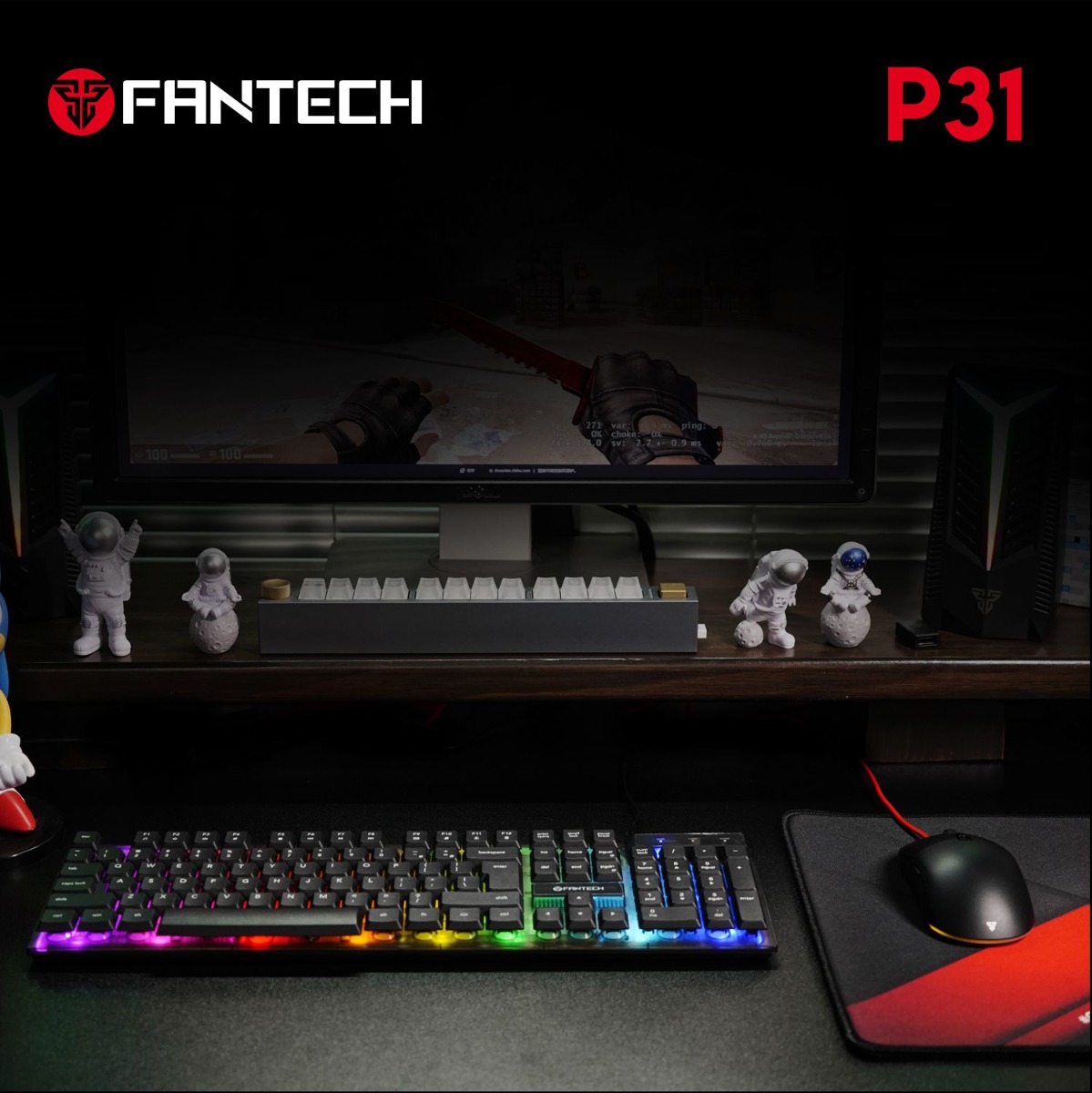 FANTECH HERO P31 3in1 Wired Gaming Computer Accessories Package